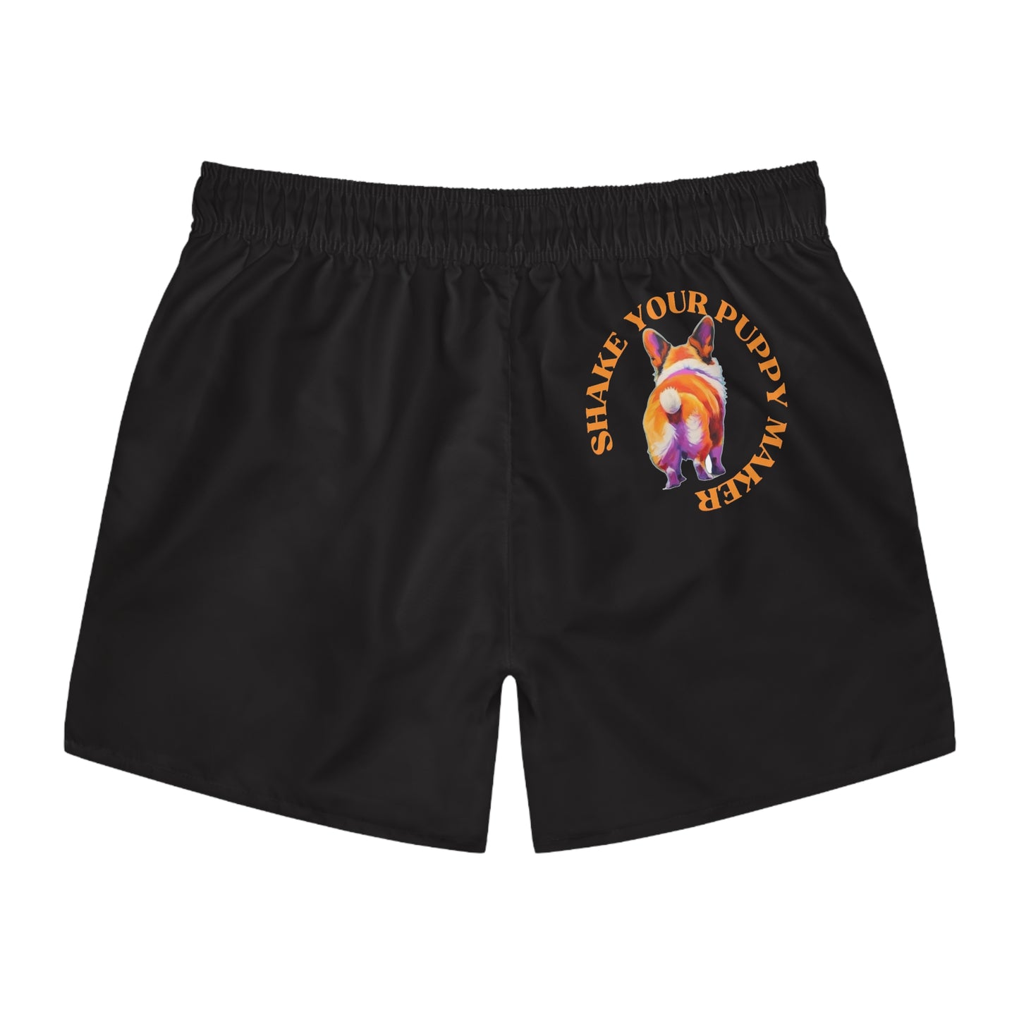 Shake Your Puppy Maker Swim Trunks