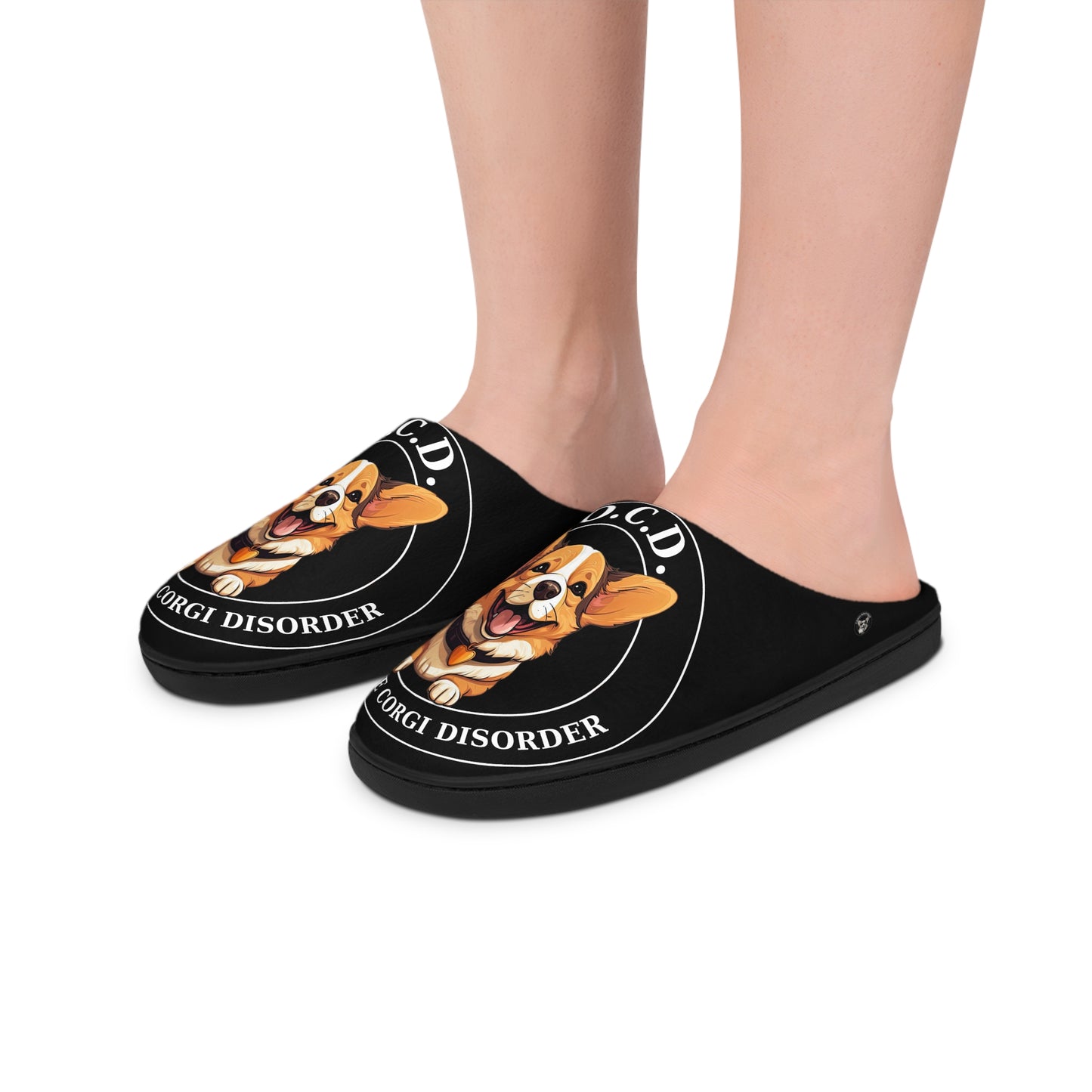O.C.D. Obsessive Corgi Disorder - Women's Slippers