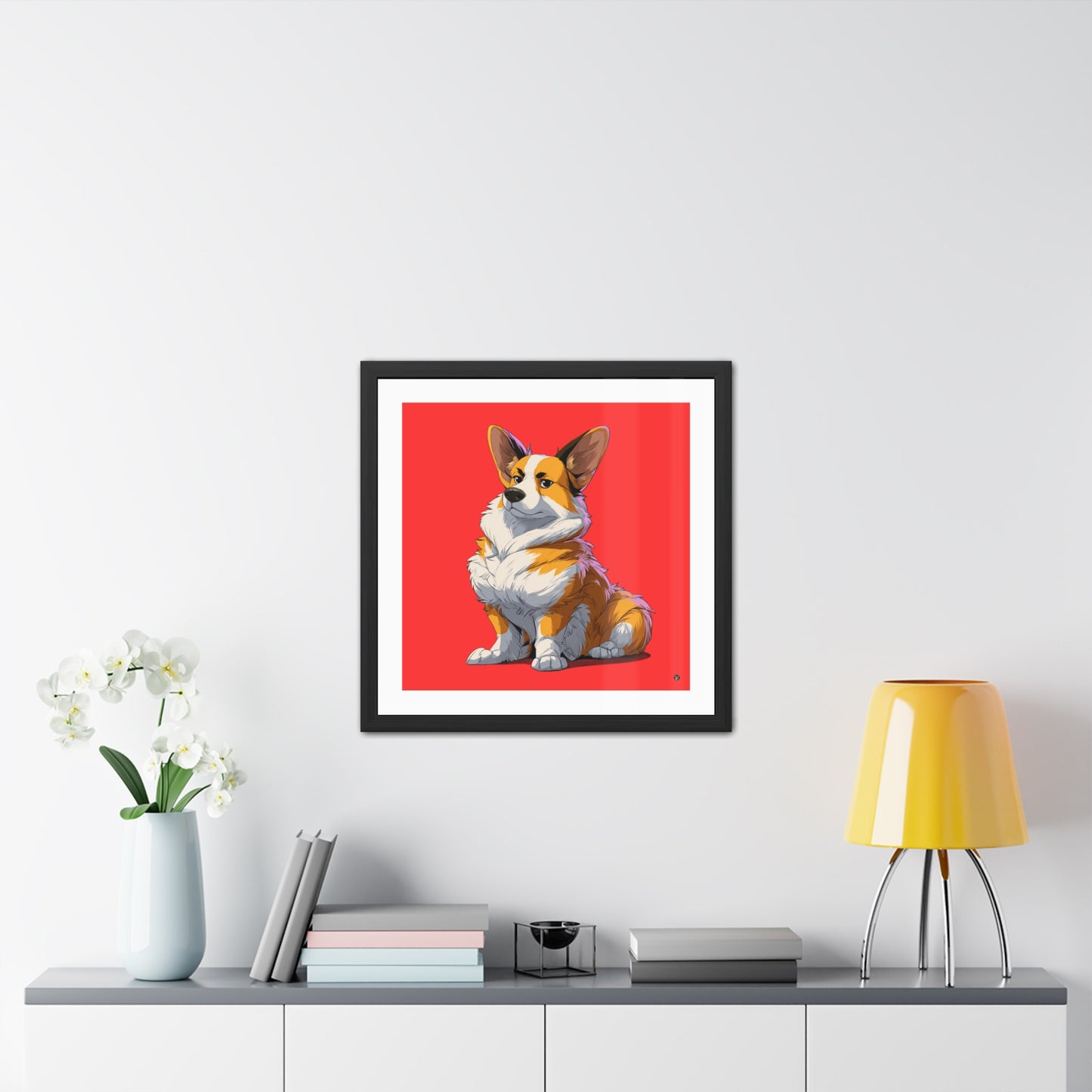 Boss Dog Framed Print