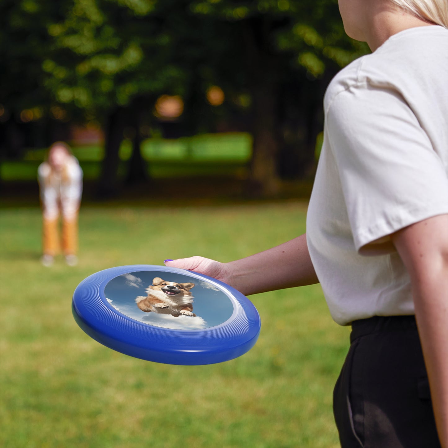 Flying Corgi - Wham-O Frisbee