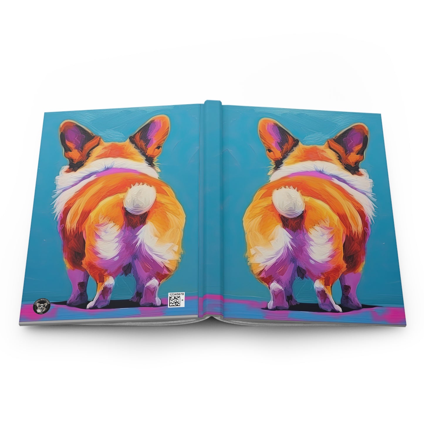 Corgi Butt - Hardcover Journal