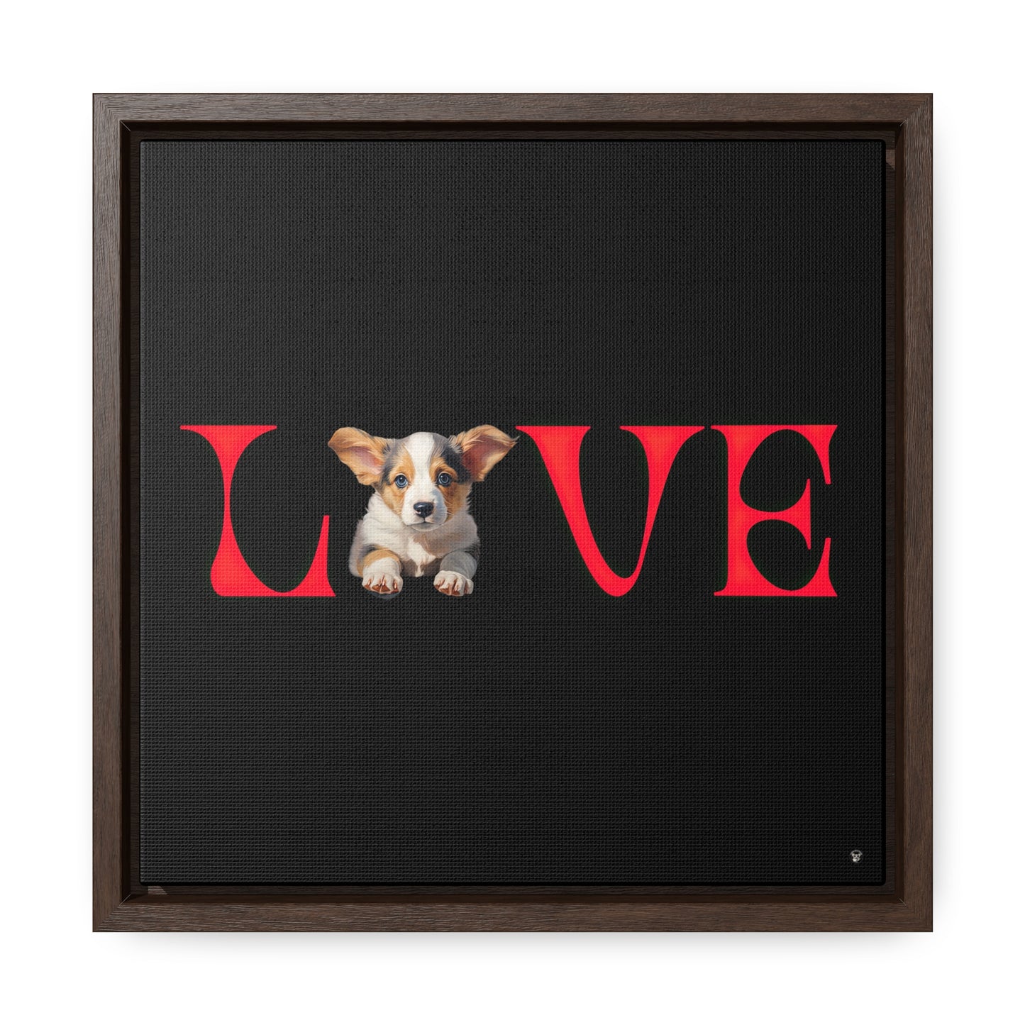 LOVE - Framed on Canvas