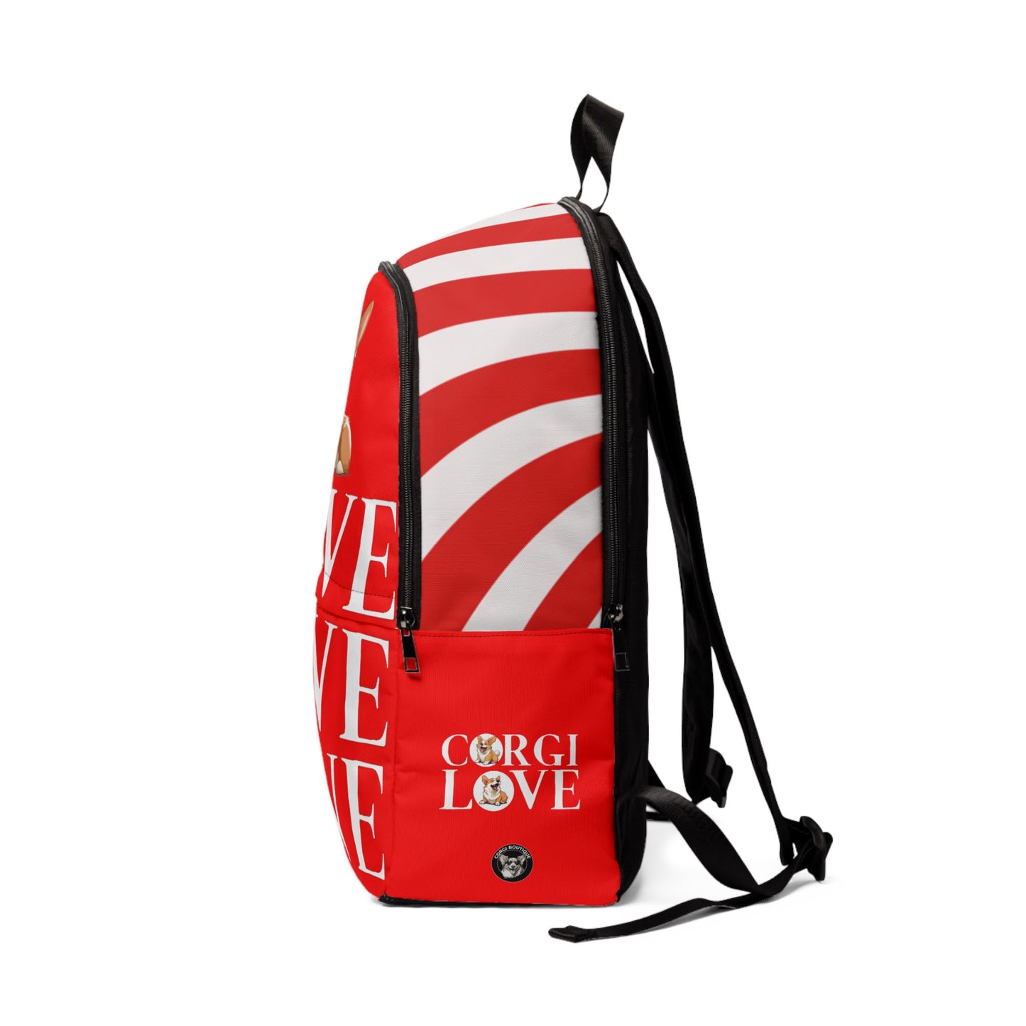 Corgi Love Backpack — Cute Red Corgi Rucksack