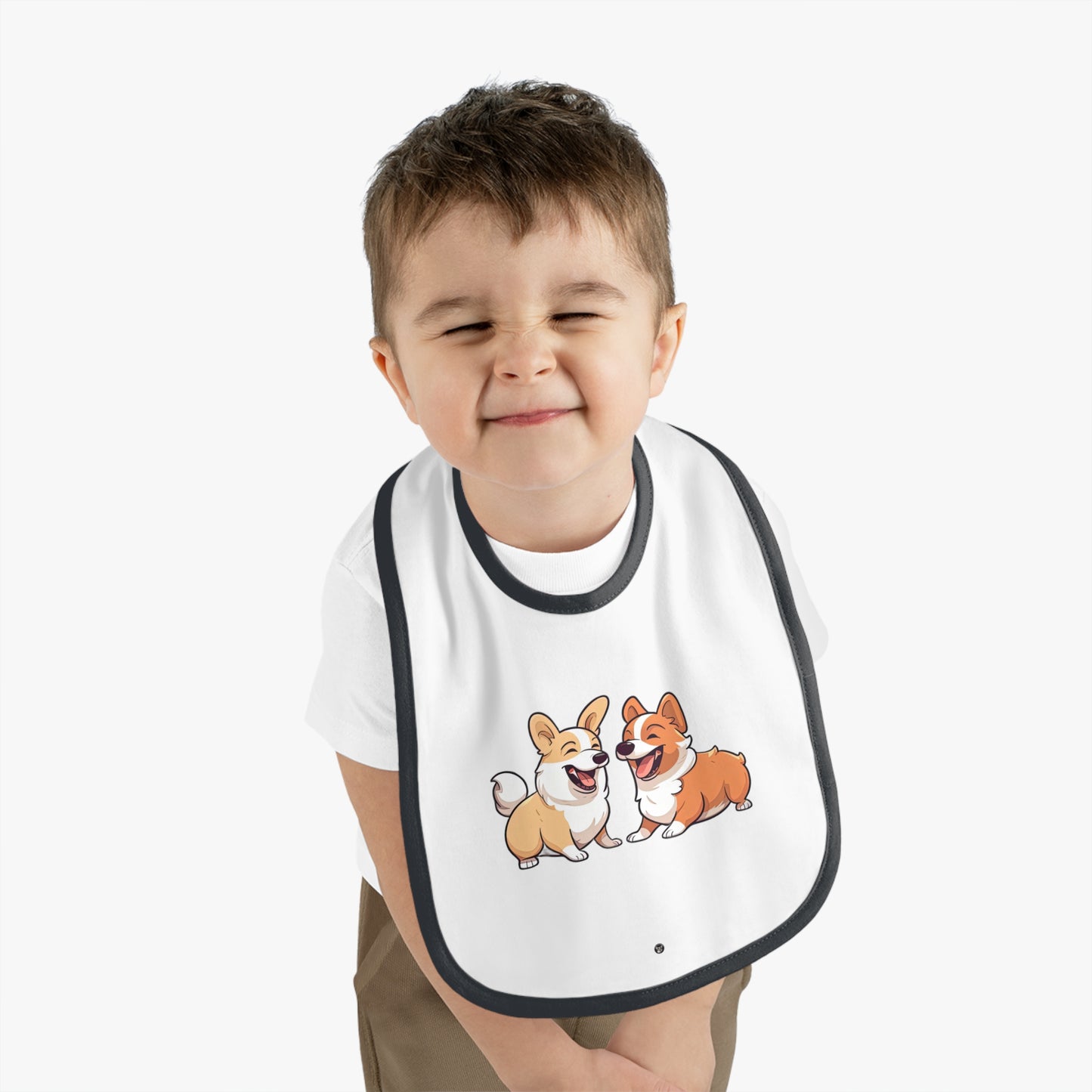 Corgi Couple - Baby Bib