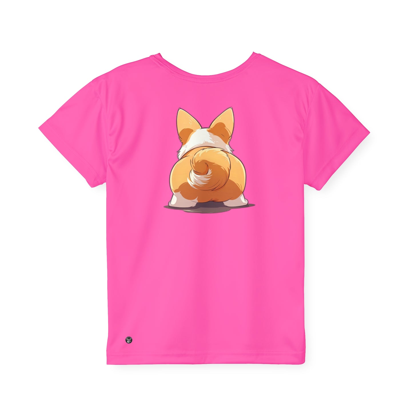 Have a Wiggly Day Kid's Sports Tee in Pink