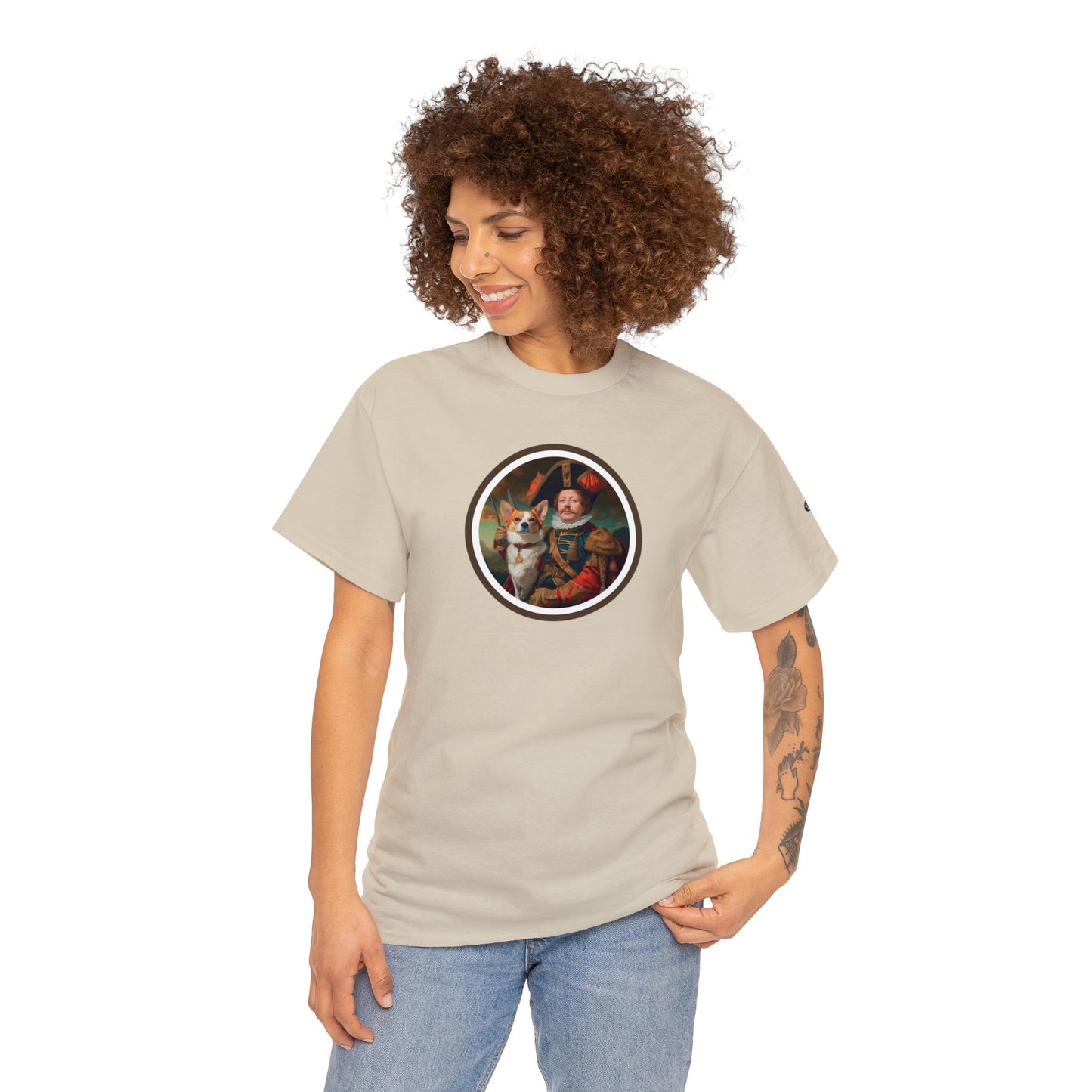 First Royal Corgi - Unisex Heavy Cotton Tee