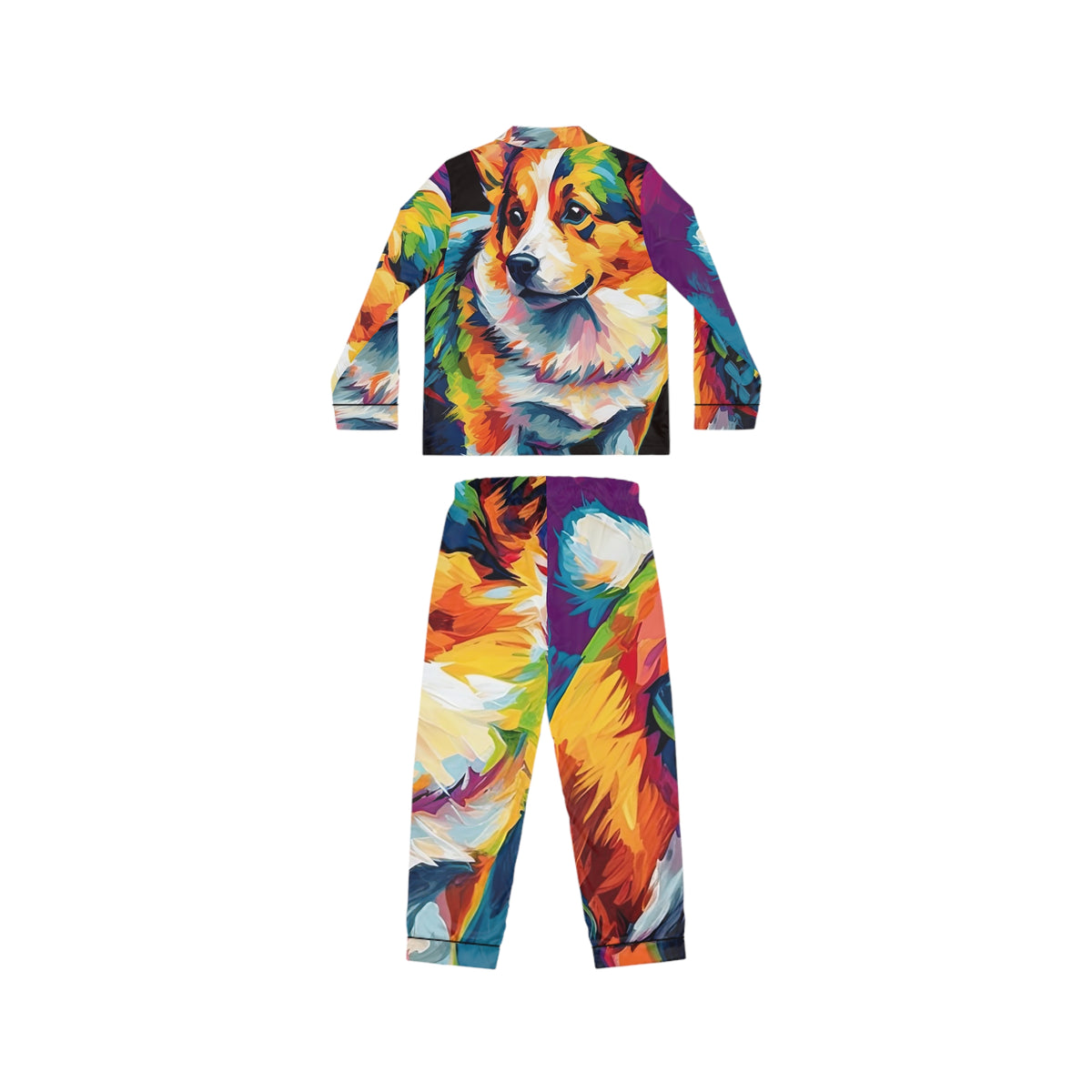 Scouter Corgi Watercolor Silky Pajamas