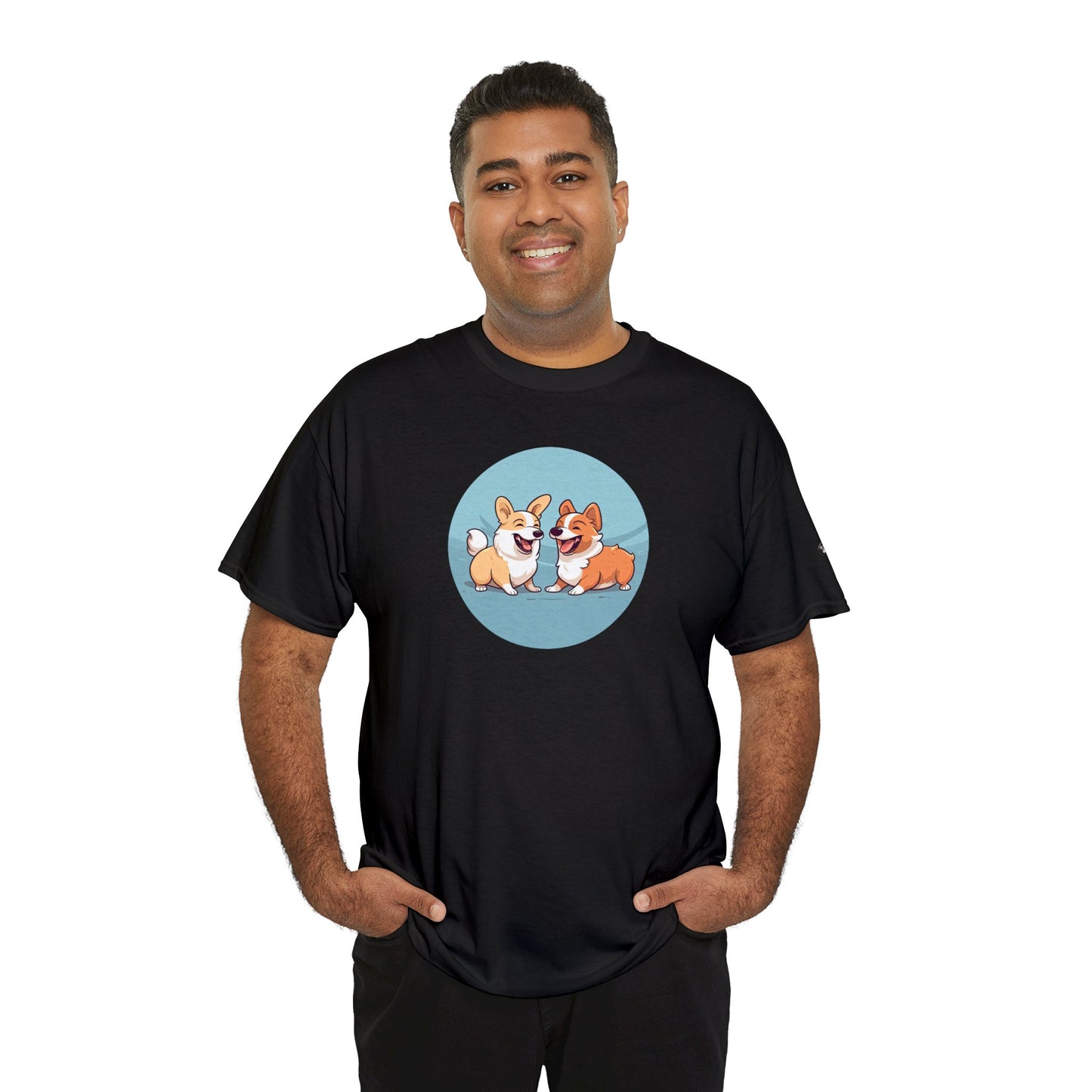 Corgi Couple - Unisex Heavy Cotton Tee