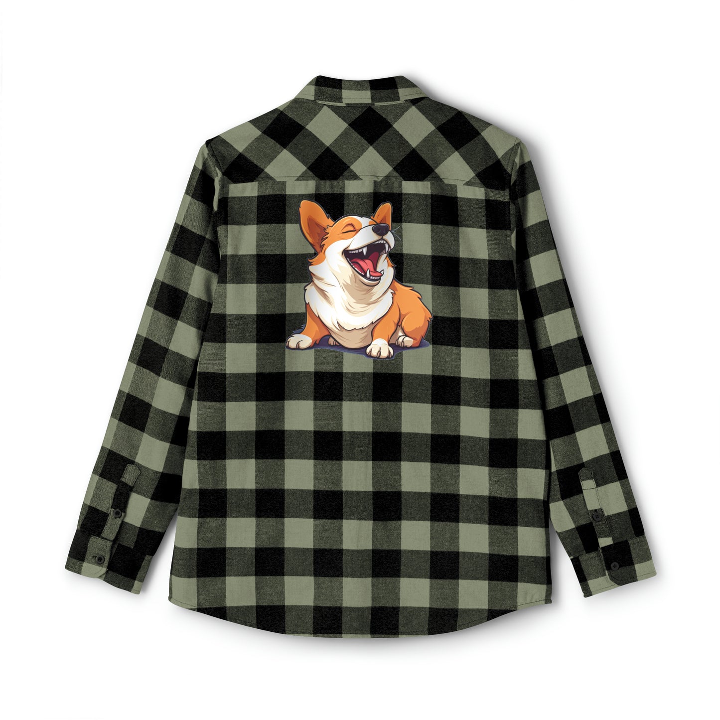 Comical Corgi - Flannel Shirt