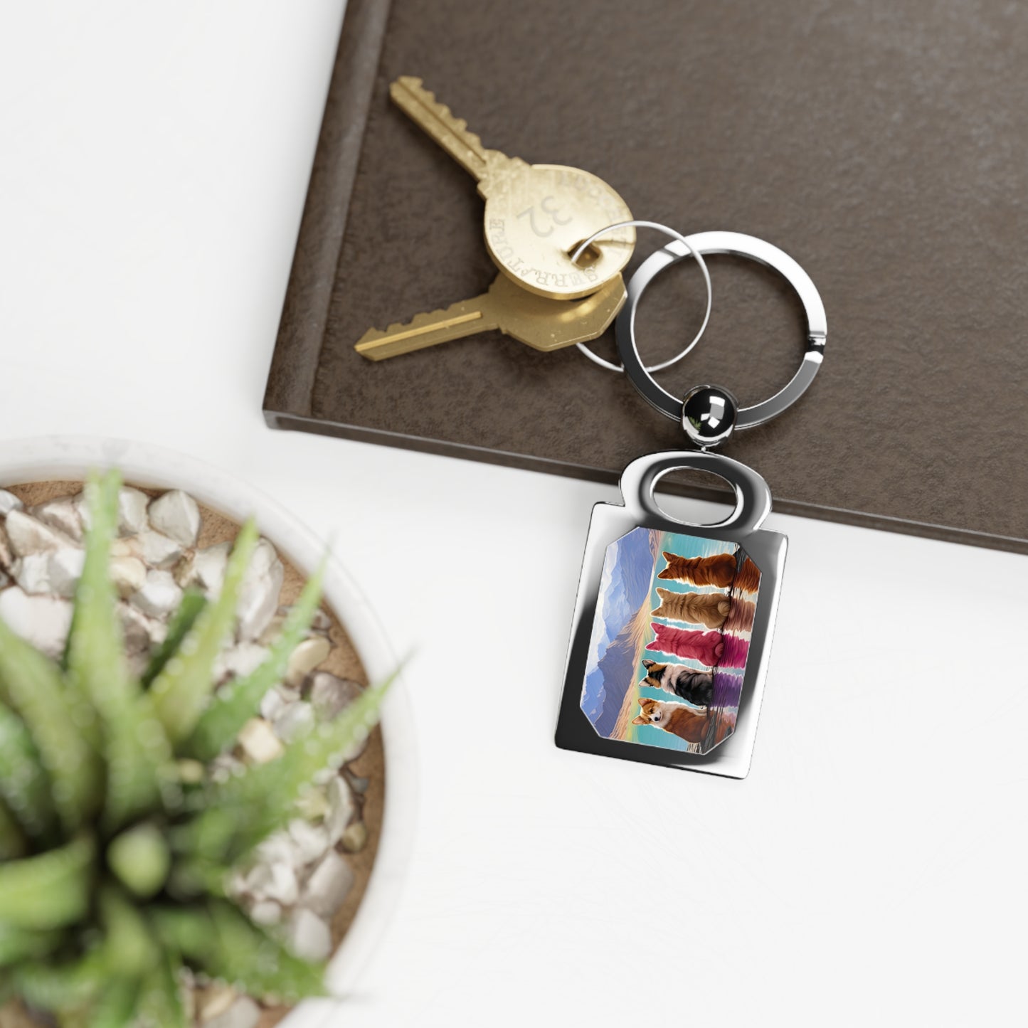 Corgi Lake - Key Ring