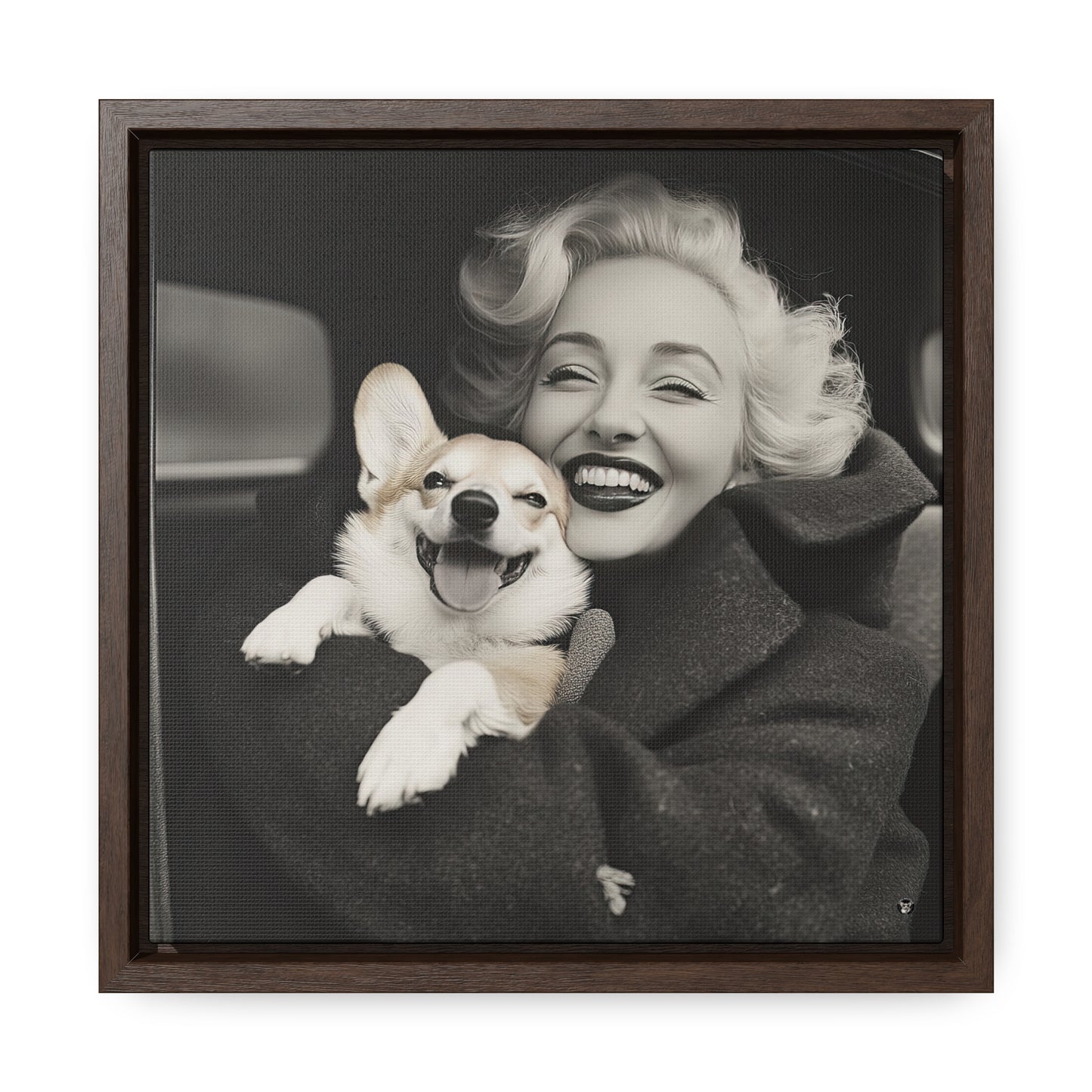 Marilyn's Bestie - Framed on Canvas