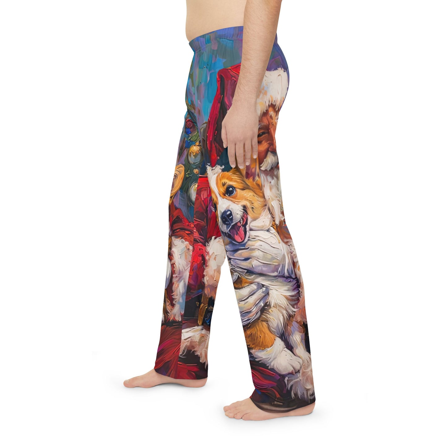 Christmas Corgi Men's Pajama Pants