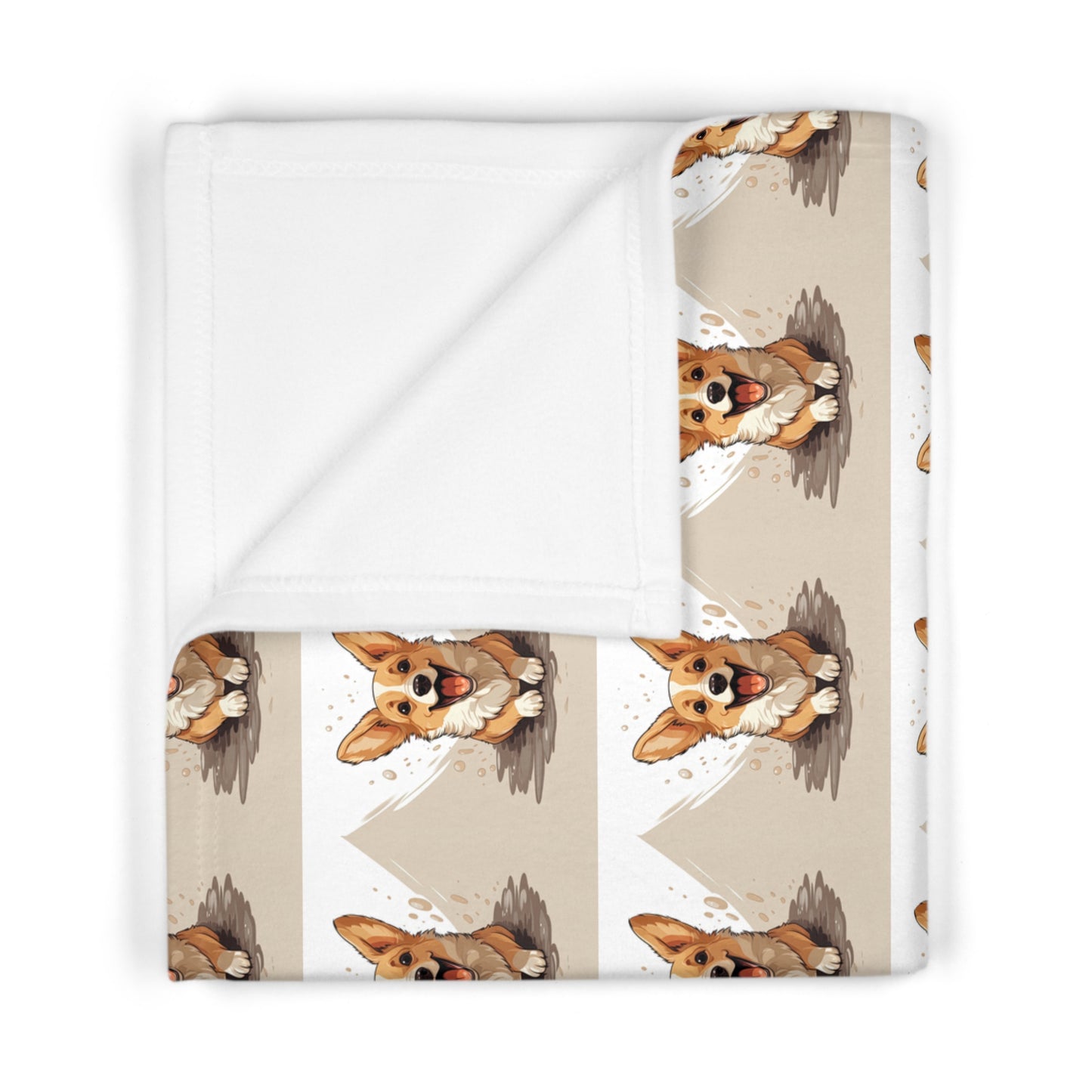 Corgi Cuteness Mosaic - Baby Blanket
