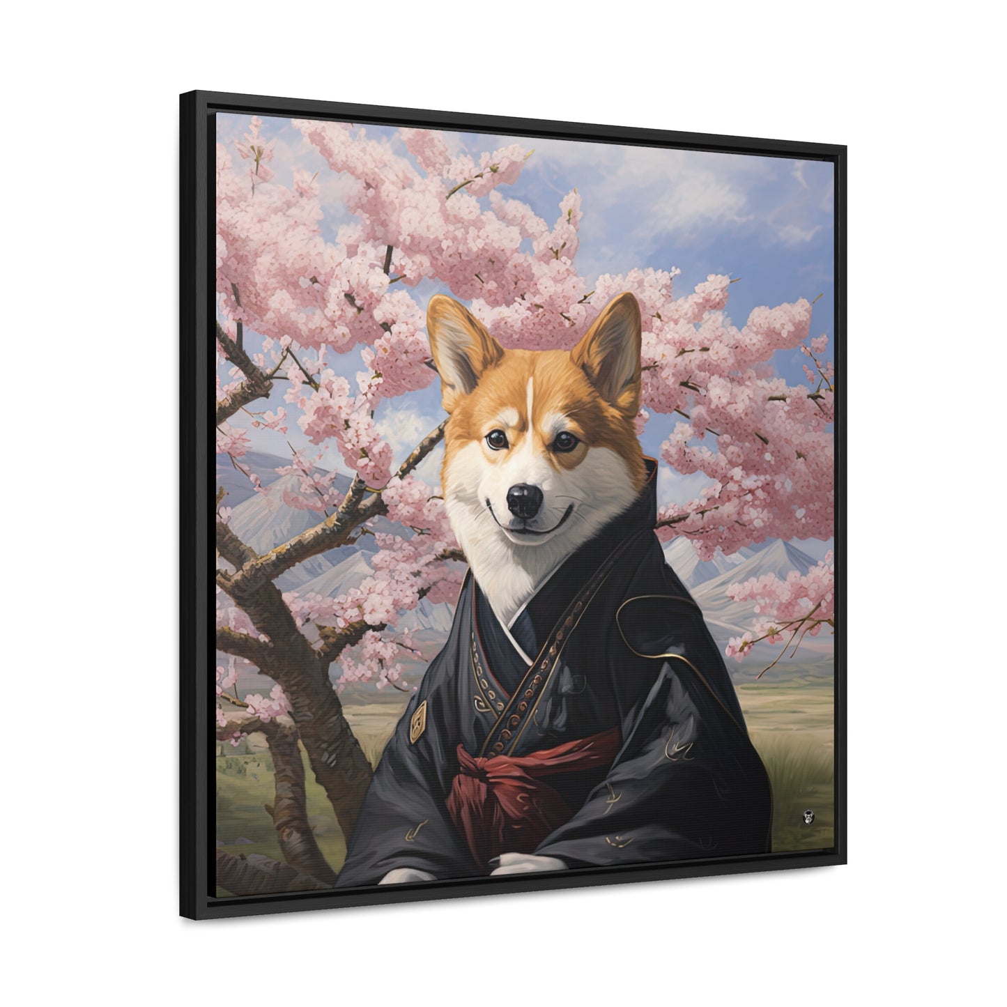 Zendog - Framed on Canvas