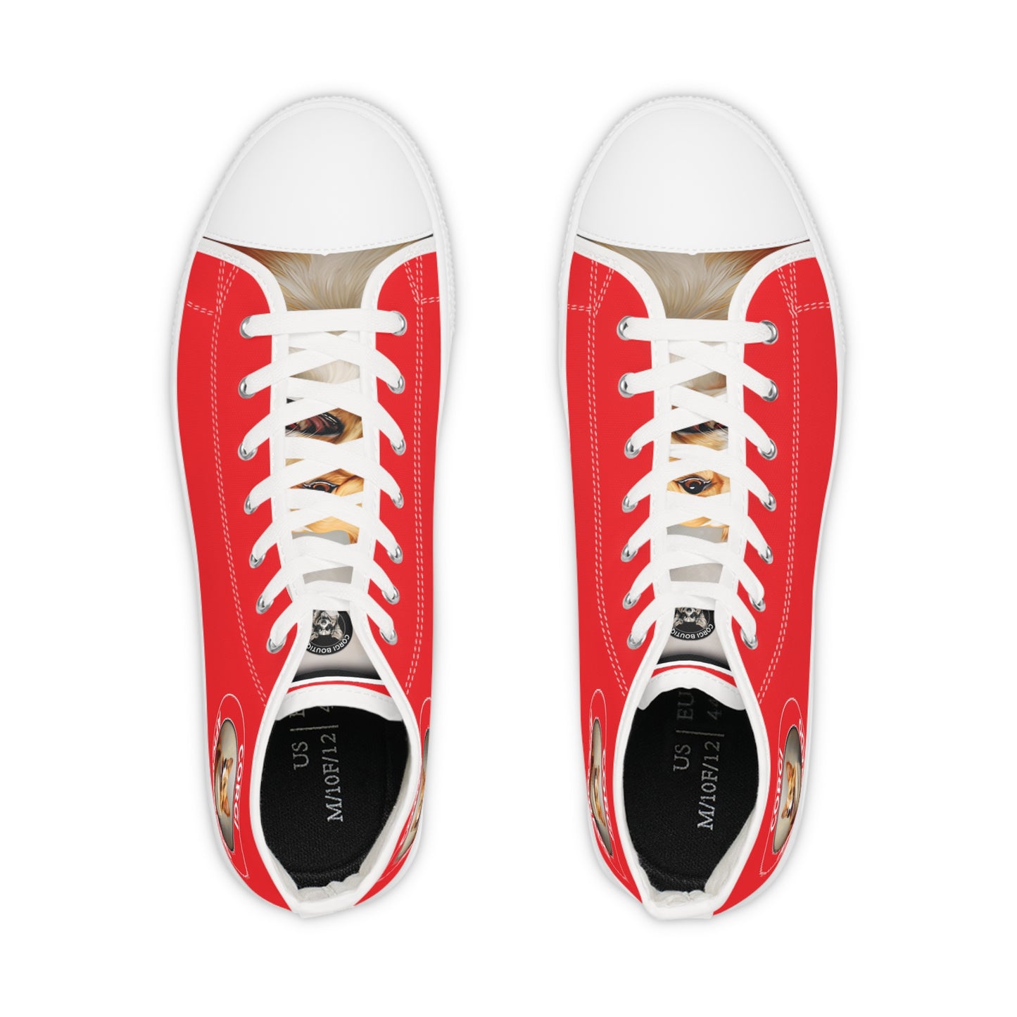Corgi Aficionado - Men's High Top Sneakers