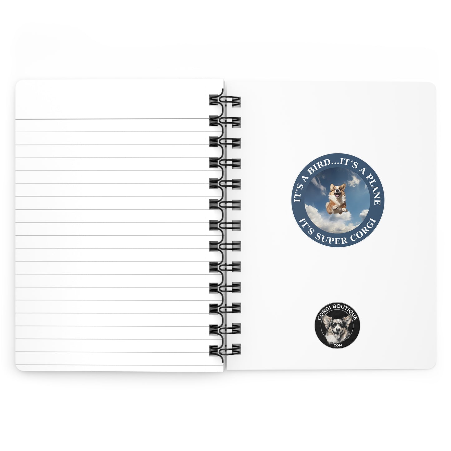 Super Corgi - Spiral Bound Notebook