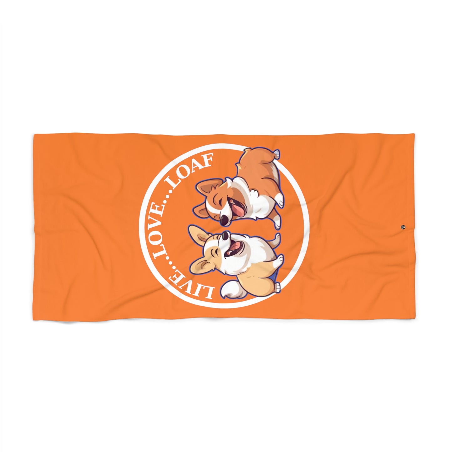 Live...Love...Loaf - Beach Towel