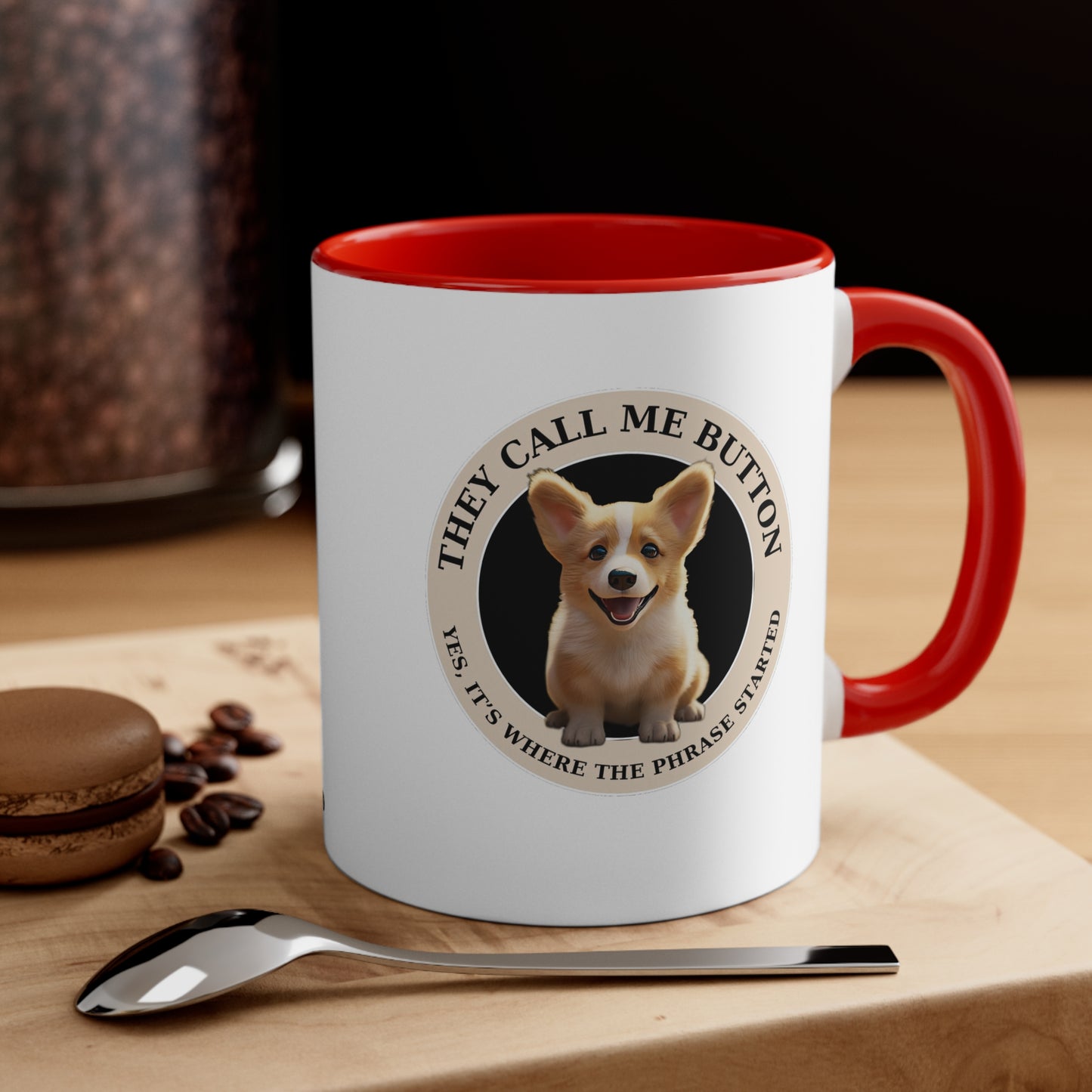 Cute as a Button - Mug