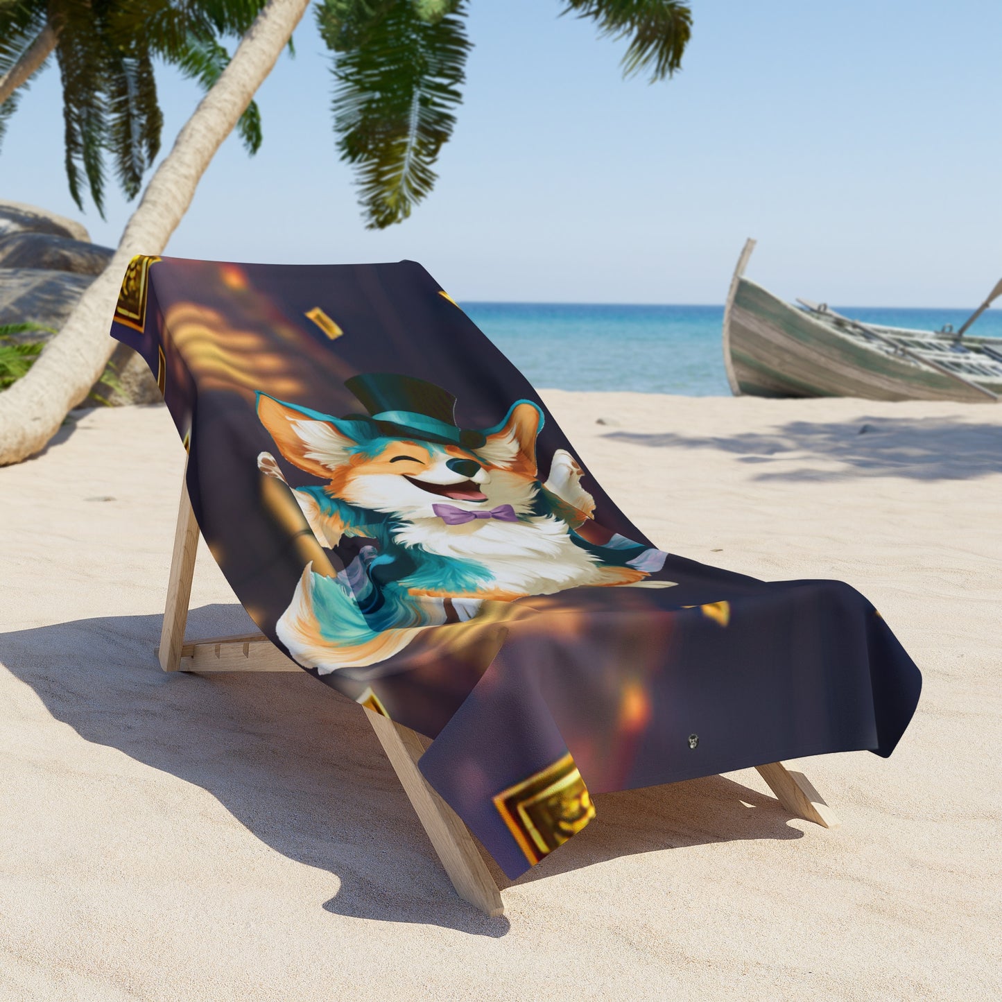 Party Pup Beach Towel