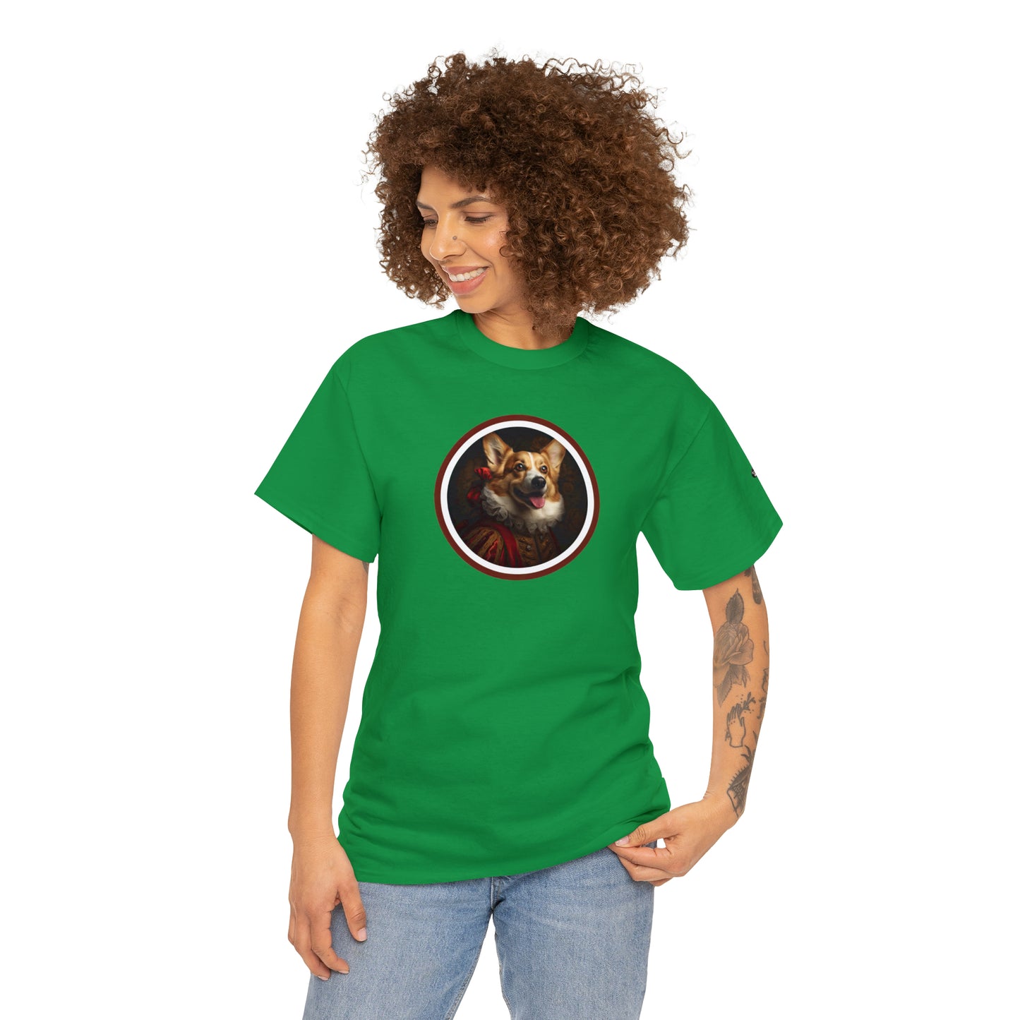 Renaissance Corgi - Unisex Heavy Cotton Tee