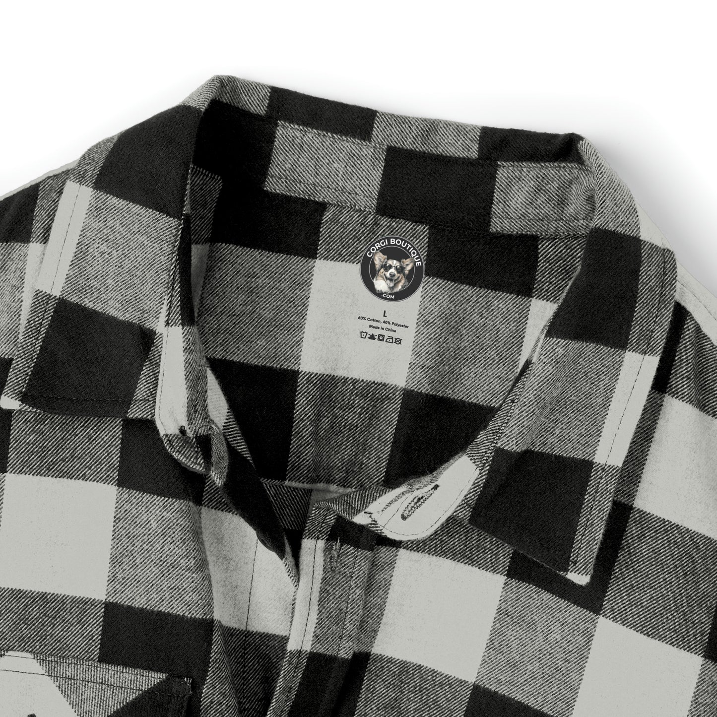 Corgi Cool - Flannel Shirt