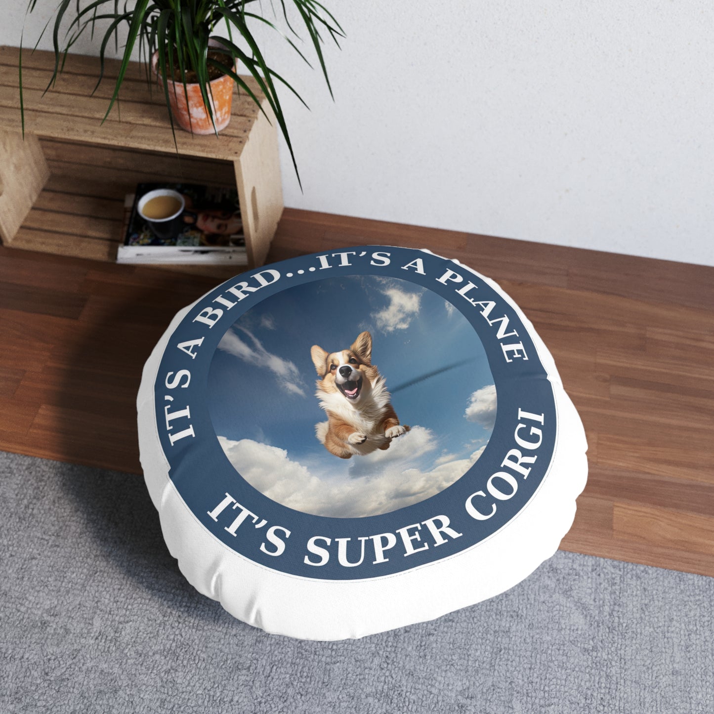 Super Corgi - Floor Pillow