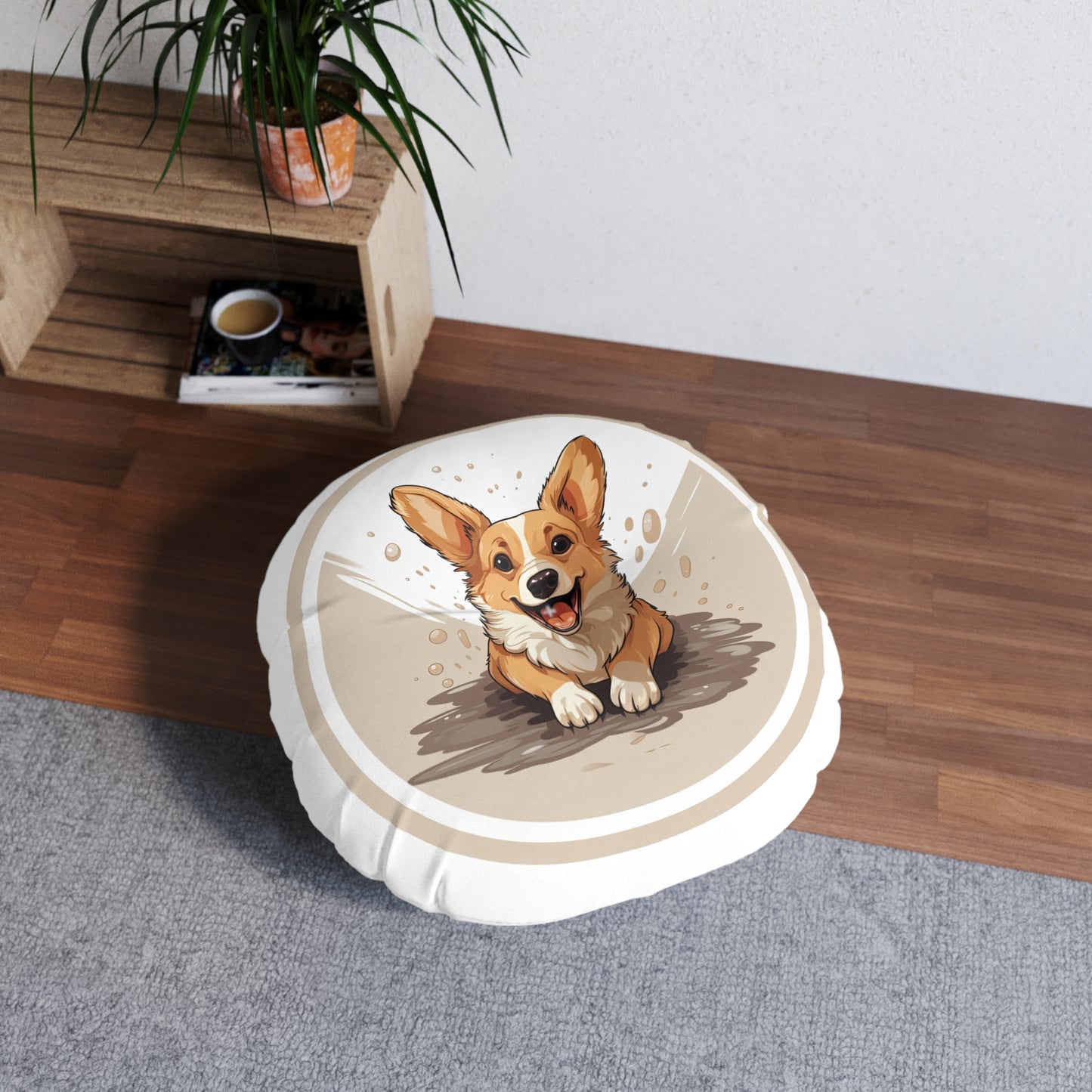Corgi Cuteness - Floor Pillow