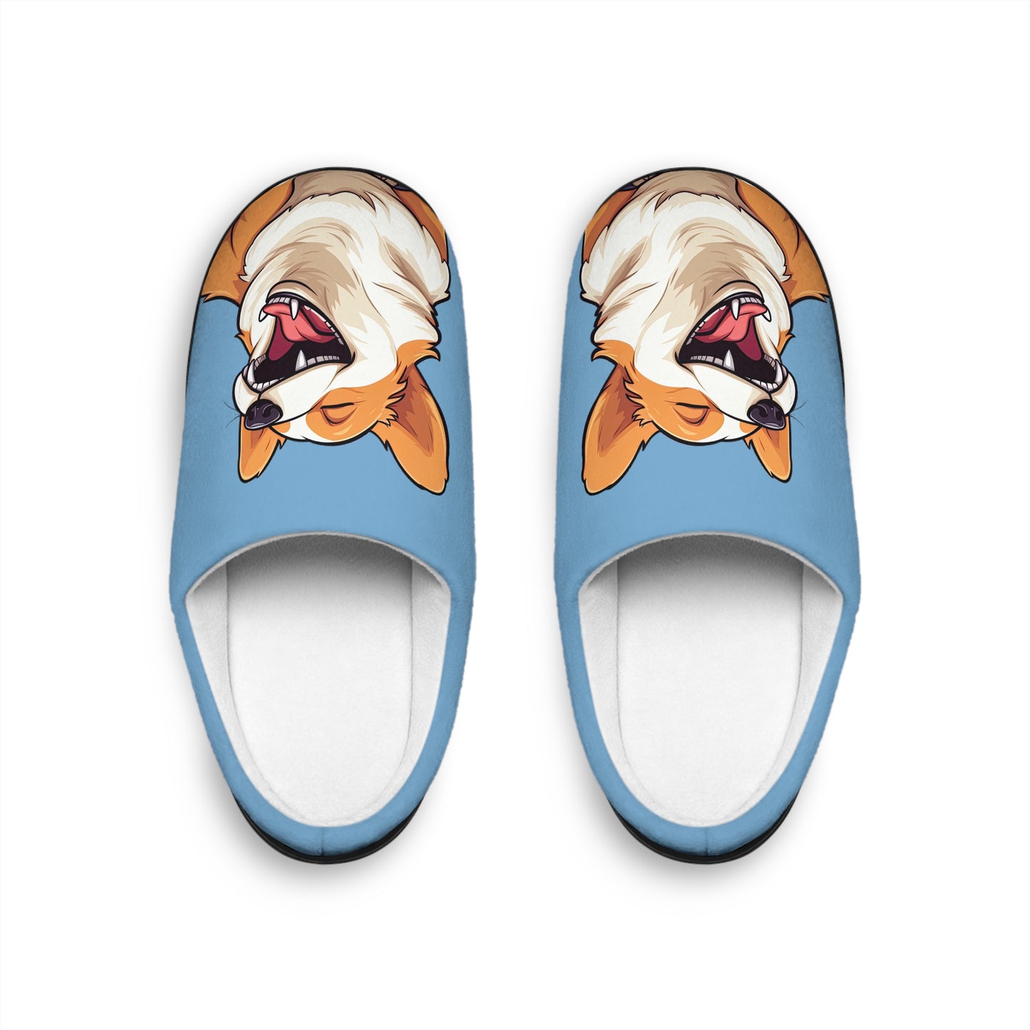Comical Corgi Men's Slippers