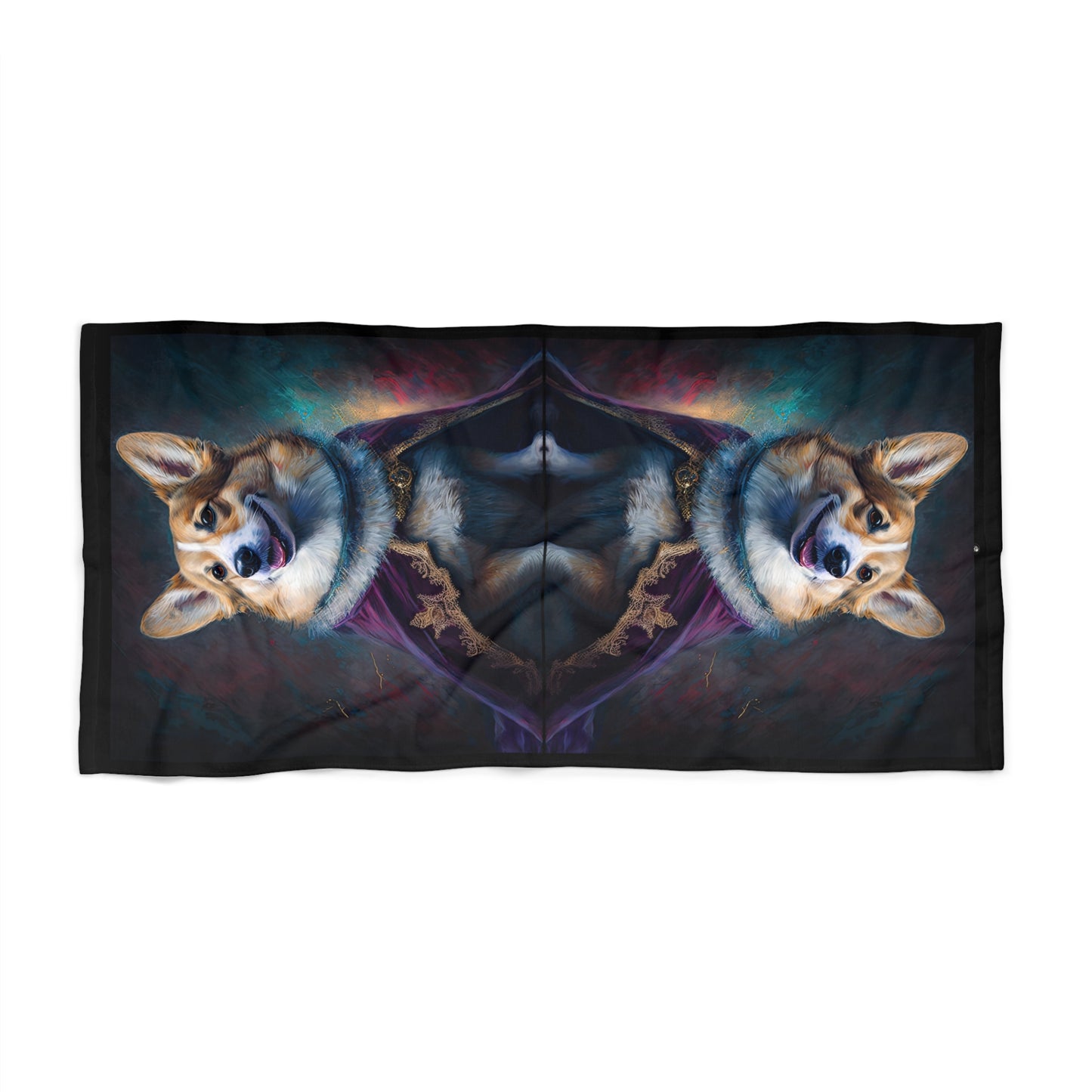 Corgi Royalty - Beach Towel