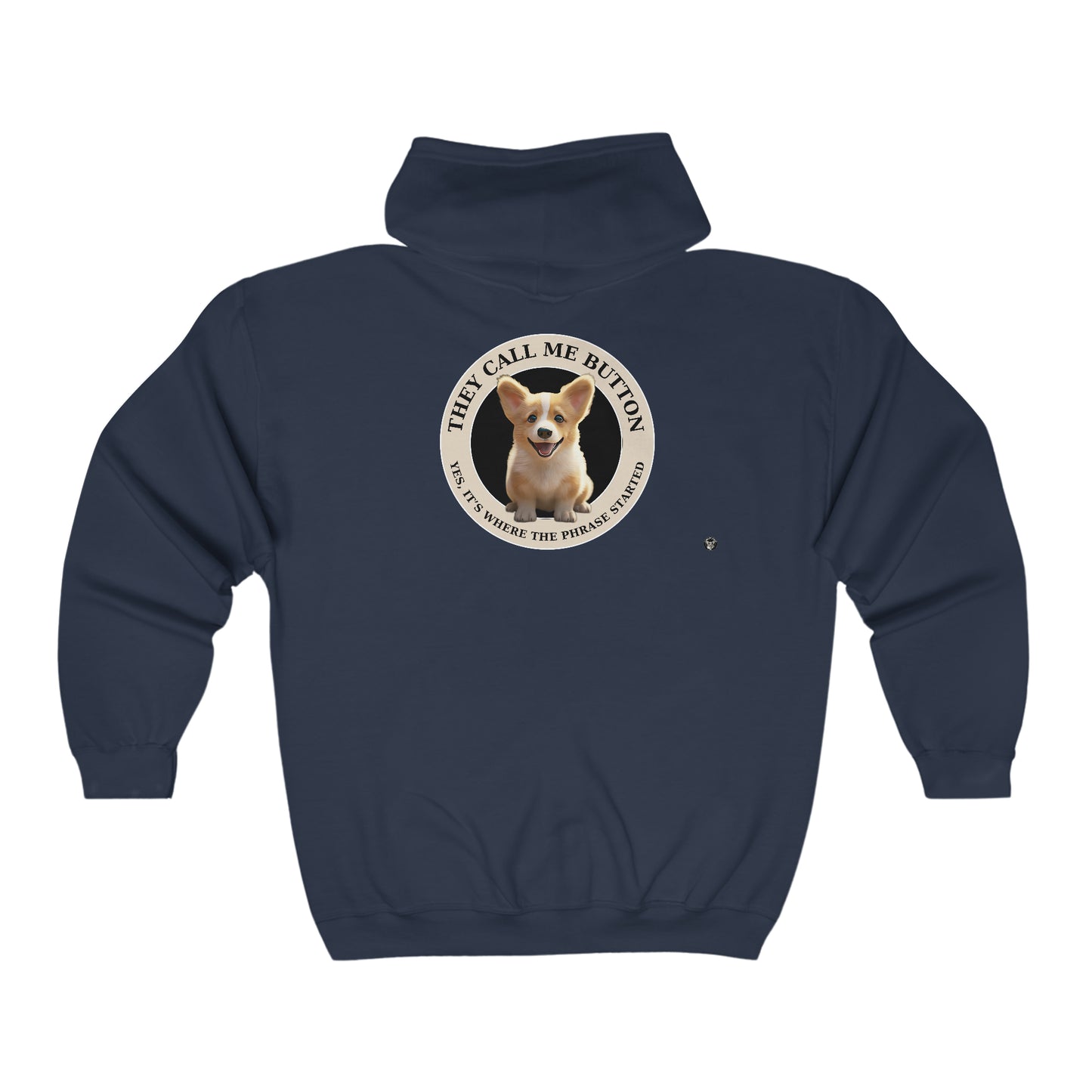 Cute as a Button - Zip Hoodie