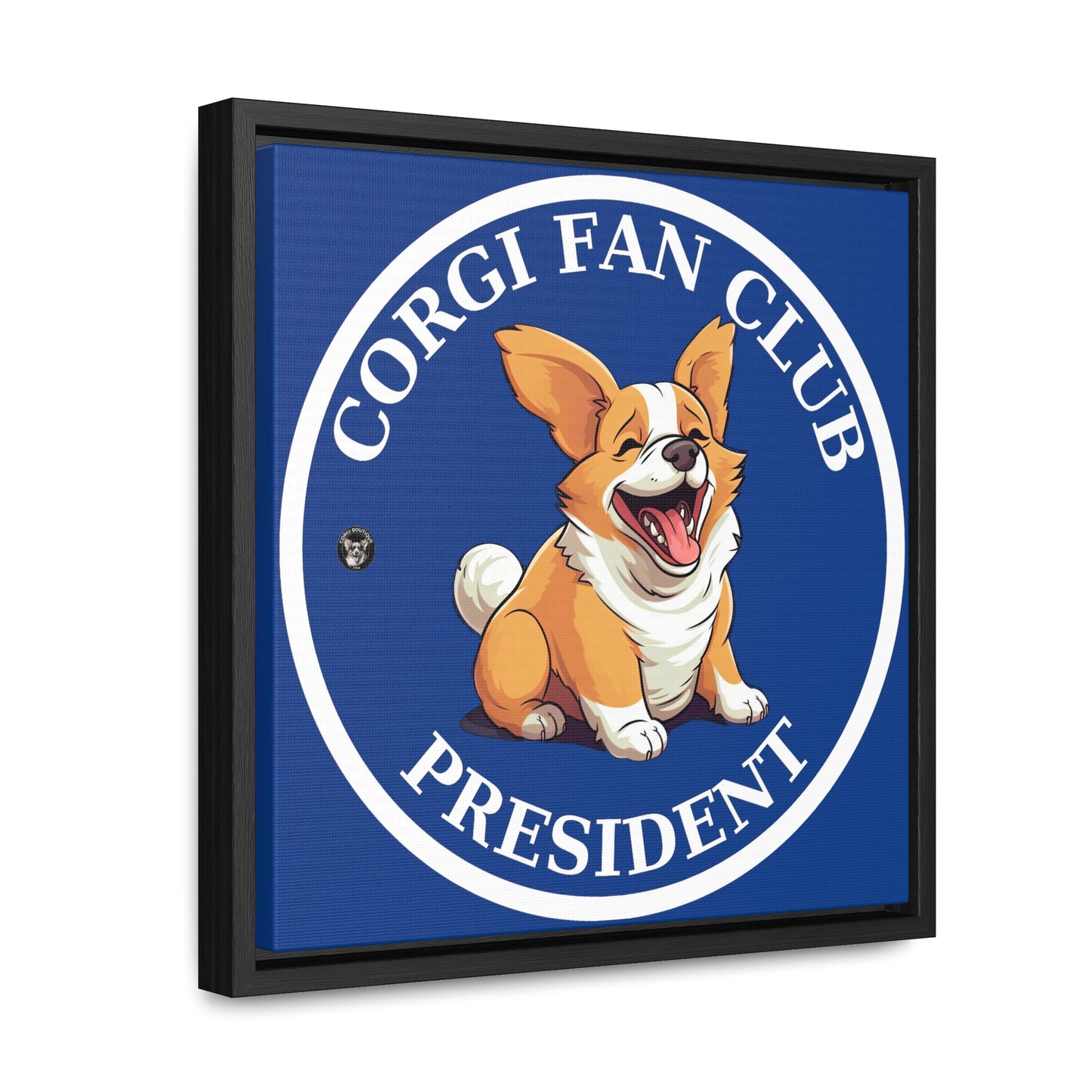 Fan Club President - Framed on Canvas