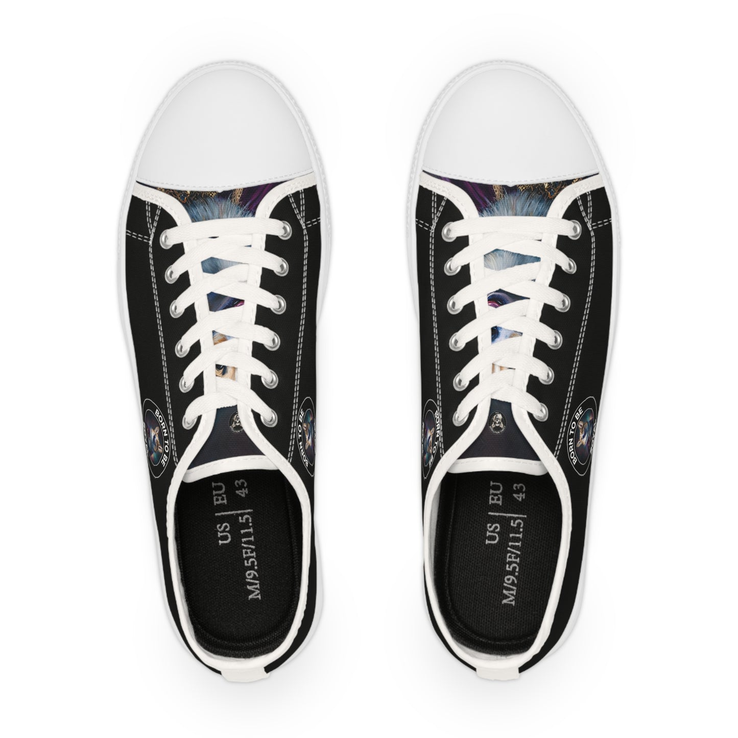 Born To Be Royal - Men's Low Top Sneakers
