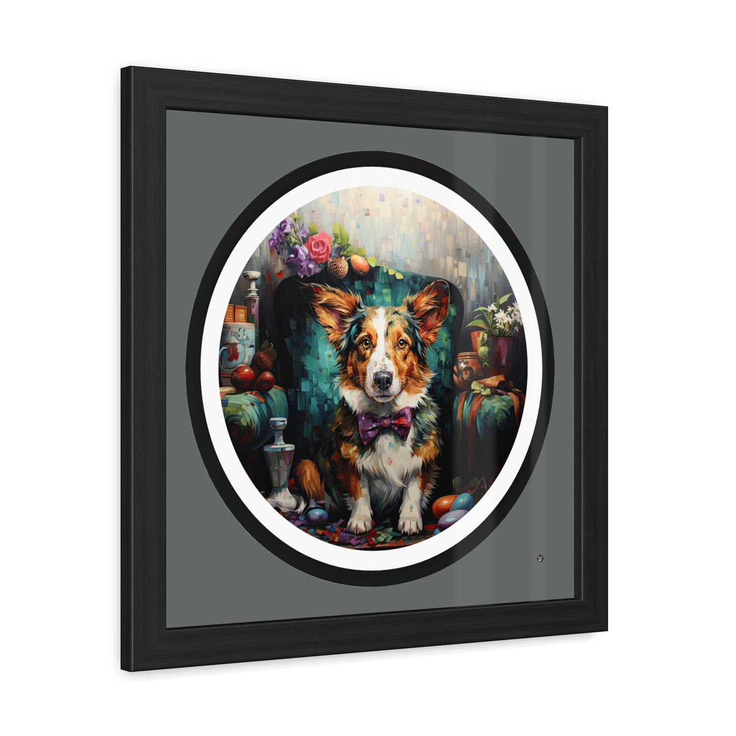 Formal Corgi - Framed Print