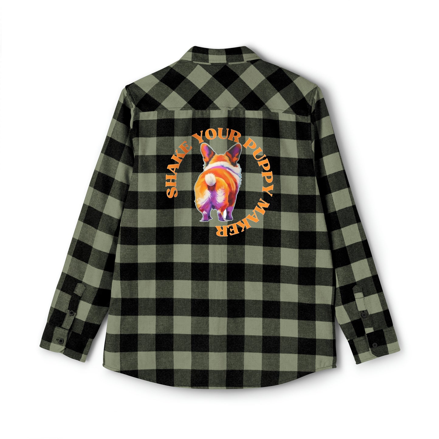 Shake Your Puppy Maker - Flannel Shirt