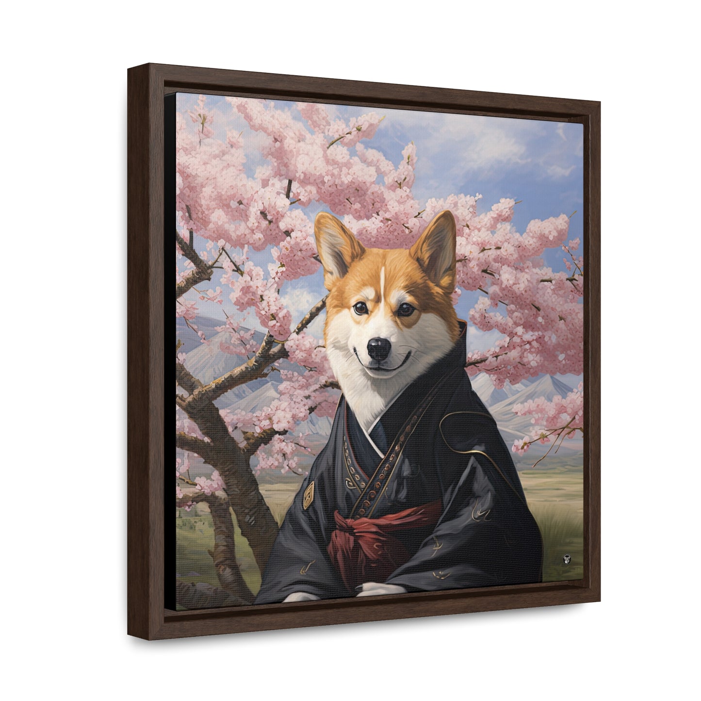Zendog - Framed on Canvas