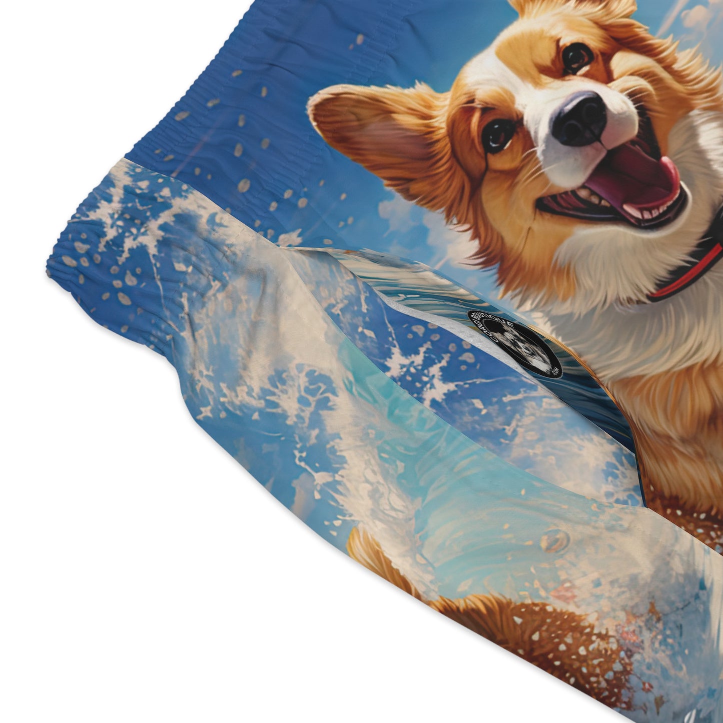 Cowabunga Corgi - Swim Trunks