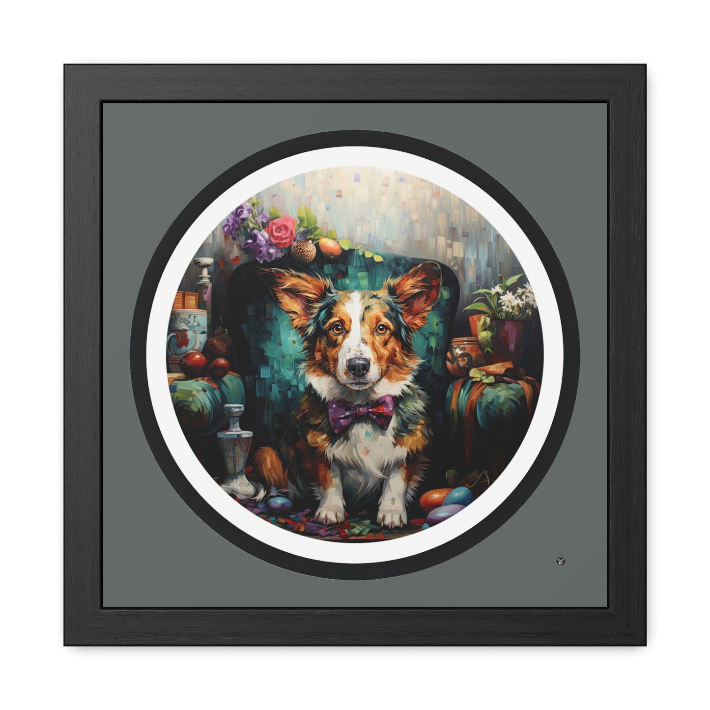 Formal Corgi - Framed Print