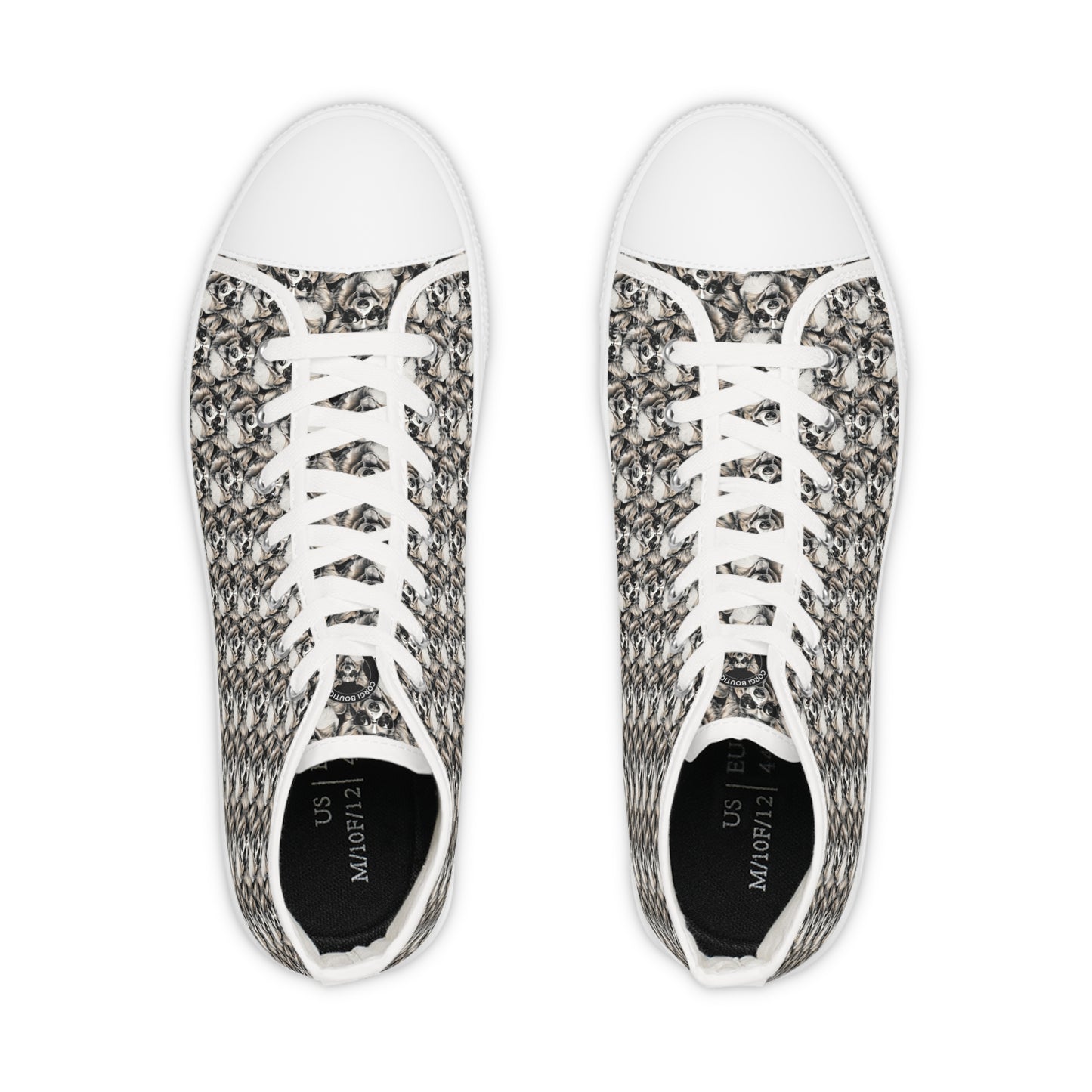 Corgi Cool Mosaic - Men's High Top Sneakers