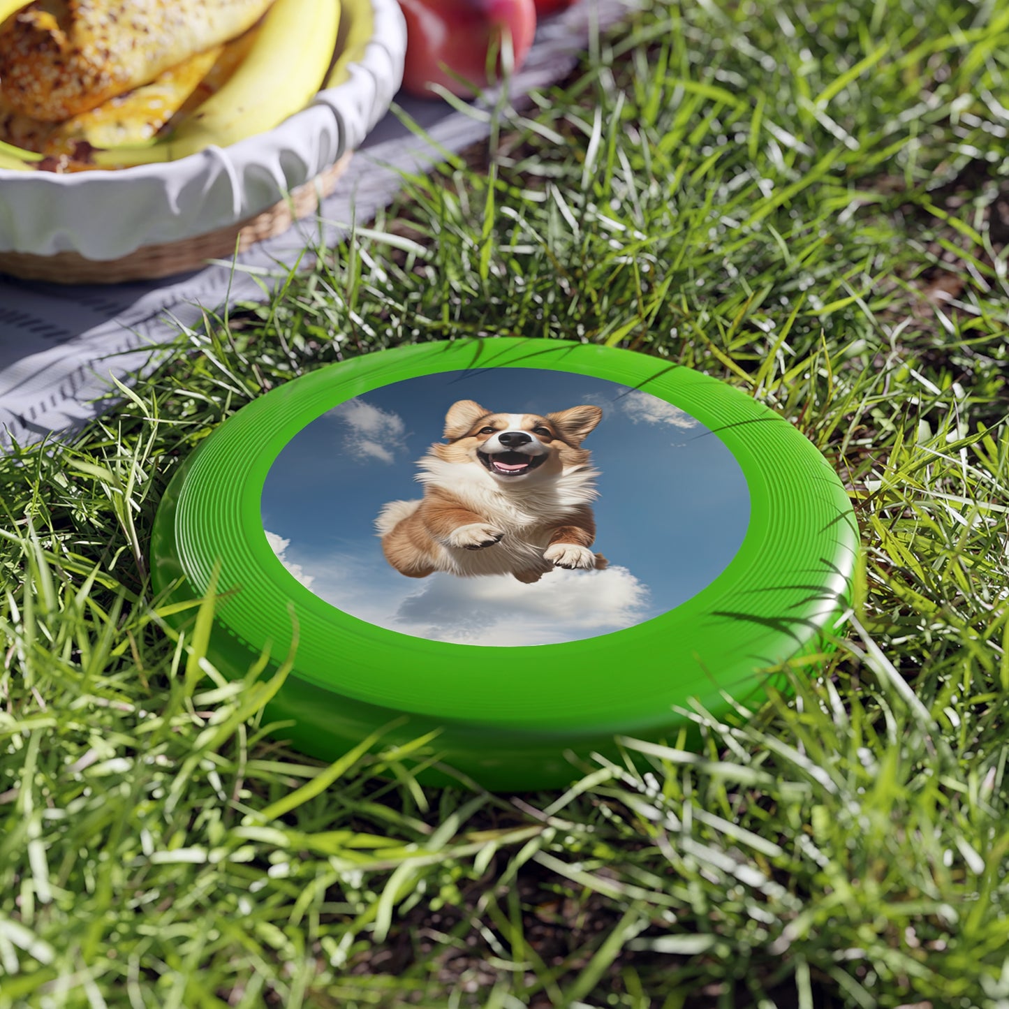 Flying Corgi - Wham-O Frisbee