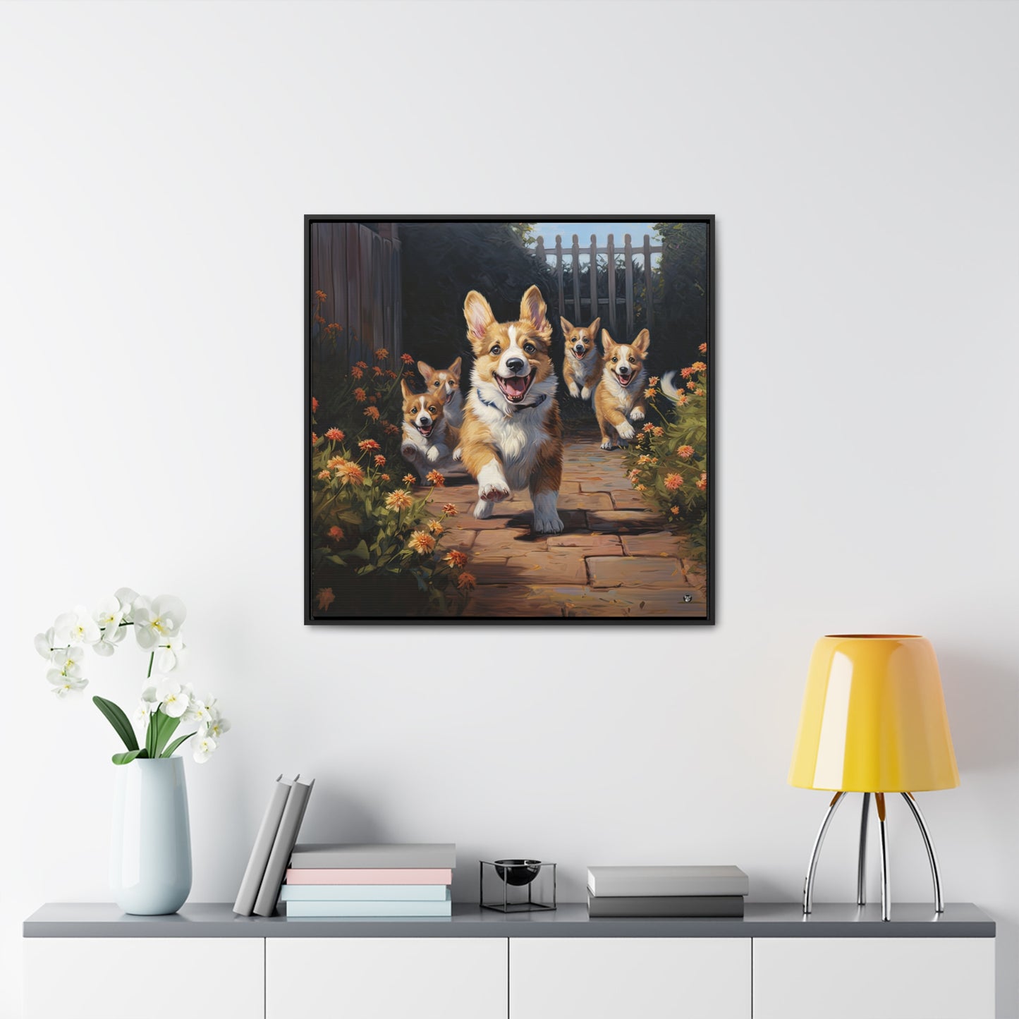 Welcome Home - Framed on Canvas