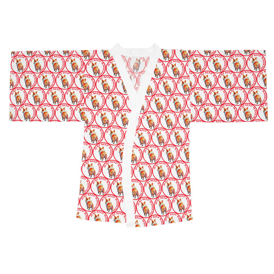 Just Keep Wiggling - Kimono Robe