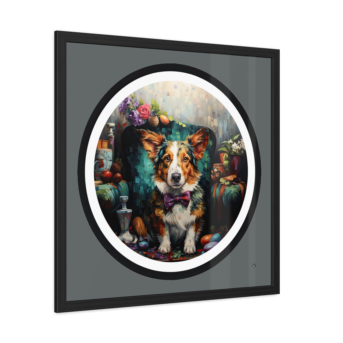 Formal Corgi - Framed Print