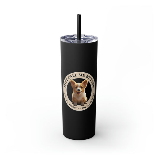 Cute as a Button - Tumbler