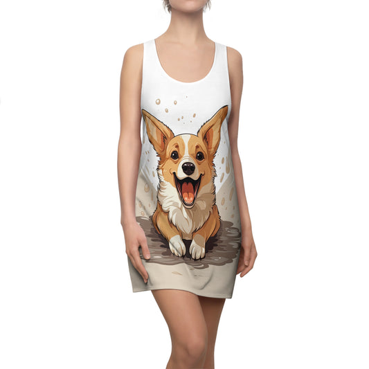 Corgi Cuteness - Racerback Dress