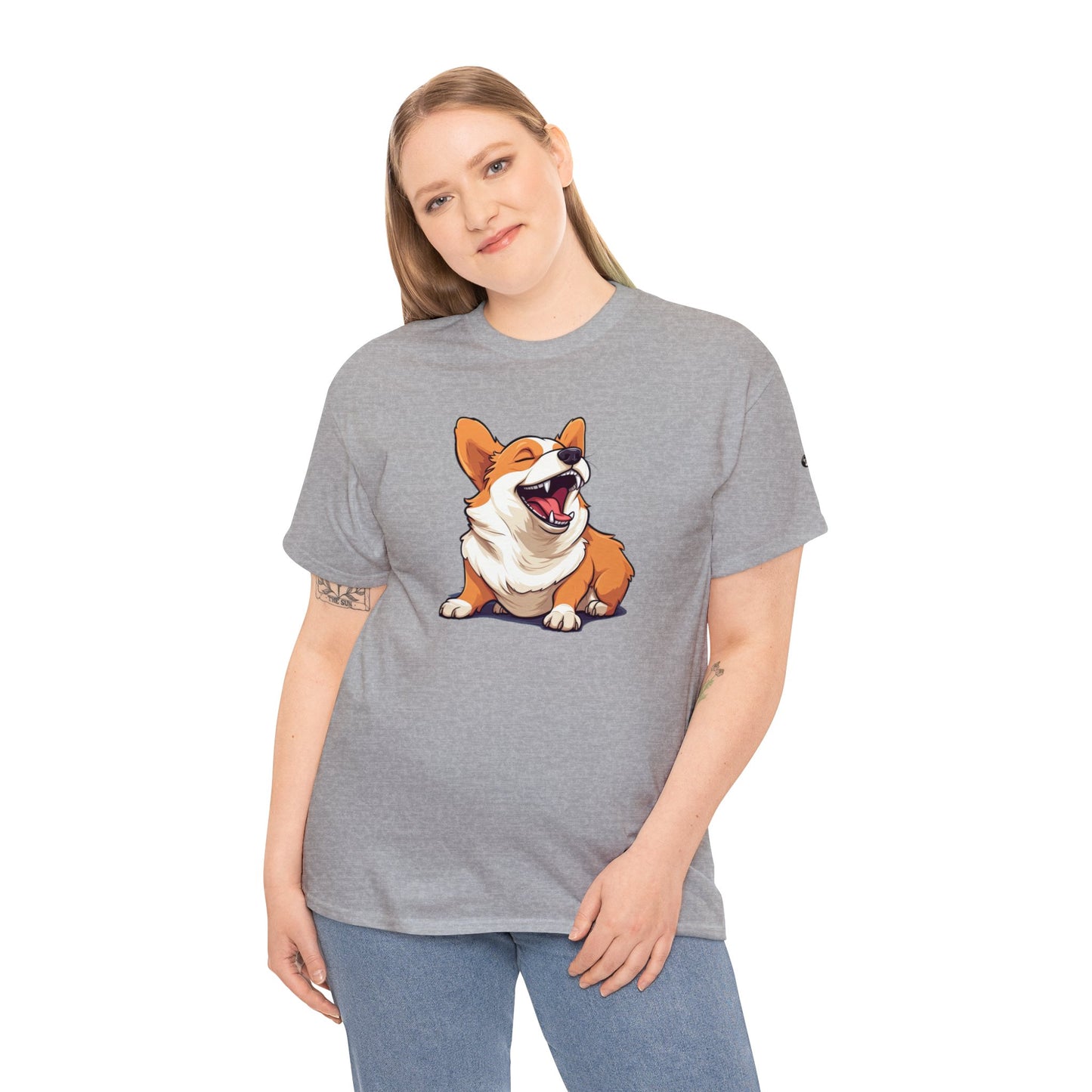 Comical Corgi - Unisex Heavy Cotton Tee