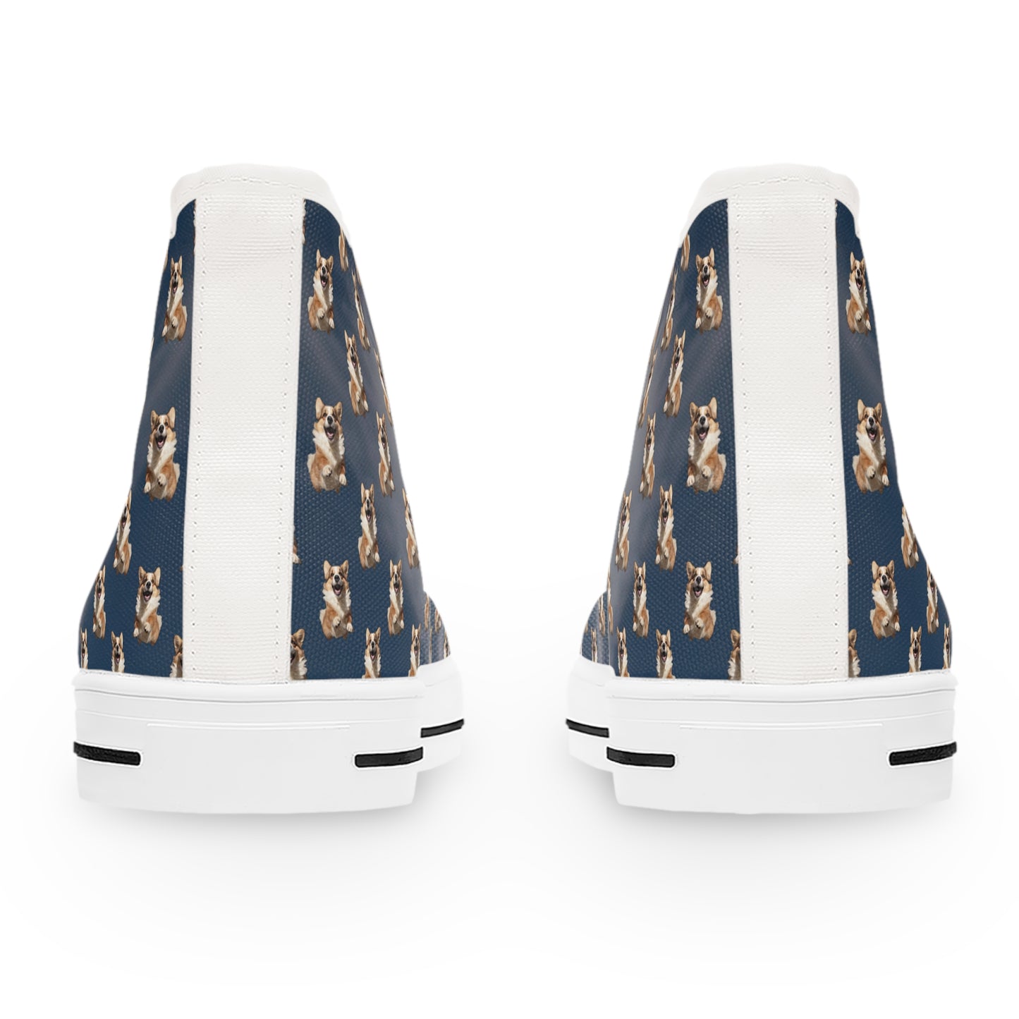 Super Corgi Mosaic - Women's High Top Sneakers