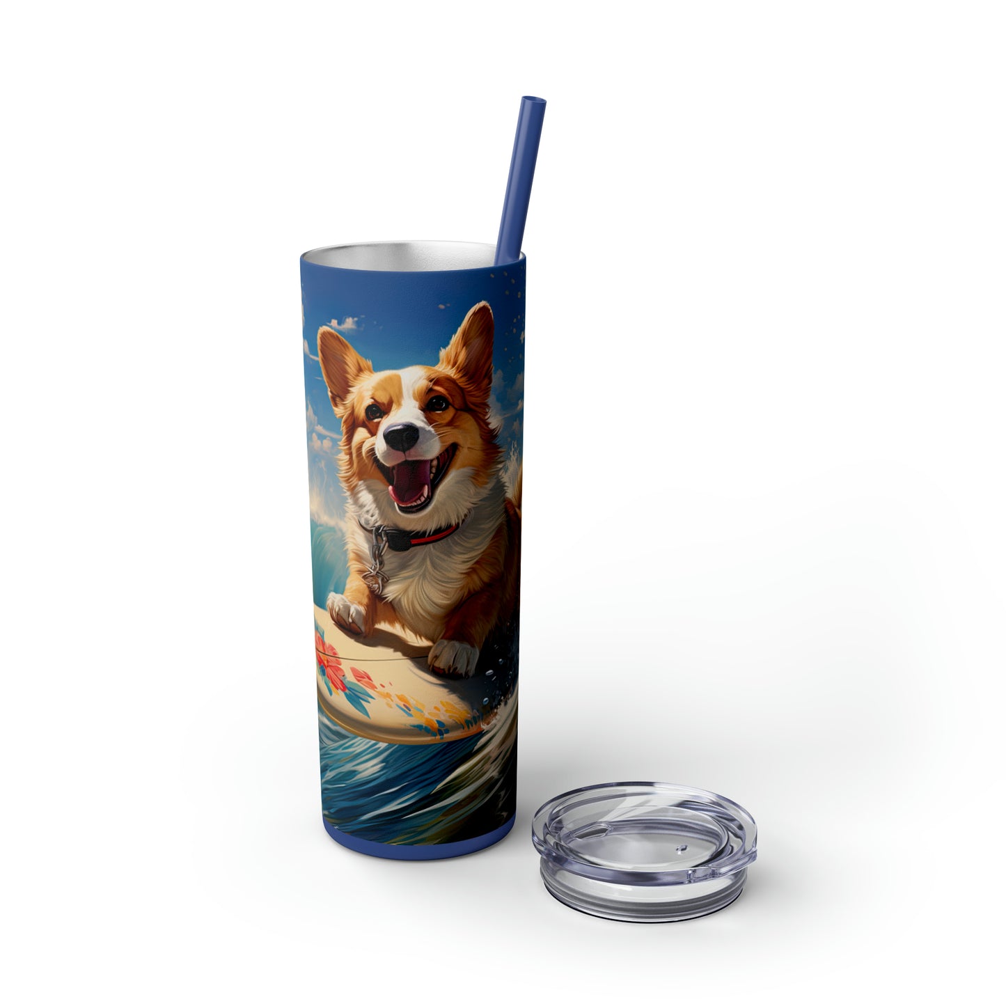 Cowabunga Corgi - Tumbler