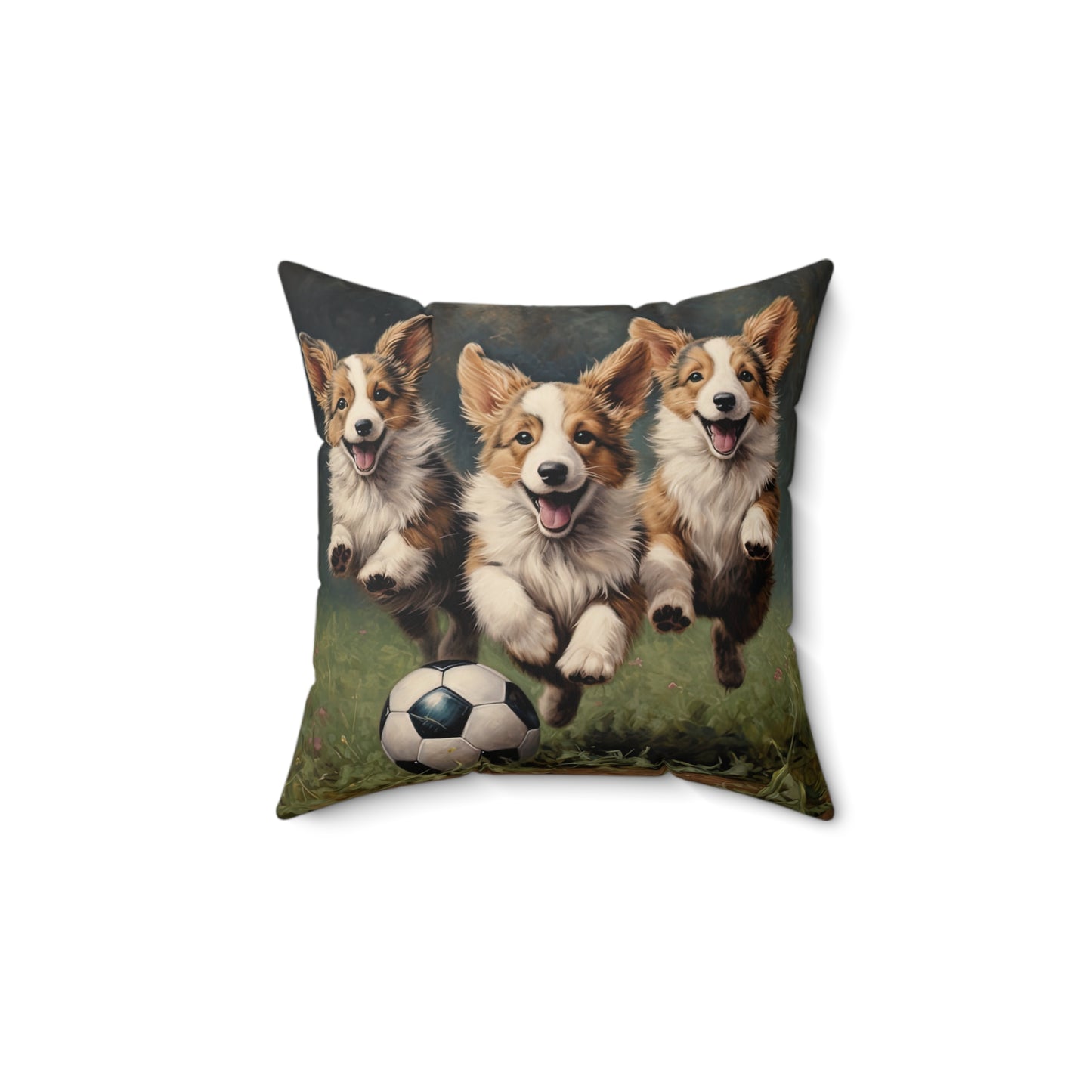 Corgi Pitch - Throw Pillow