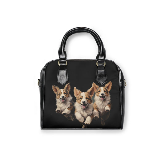 Corgi Enthusiasm - Handbag w/Removable Shoulder Strap