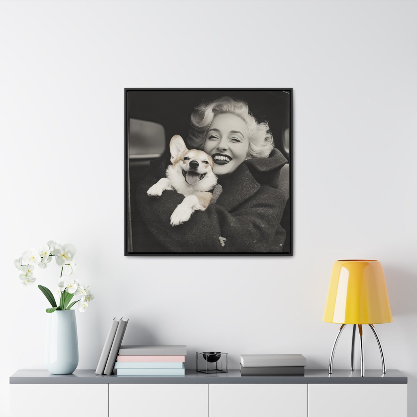 Marilyn's Bestie - Framed on Canvas